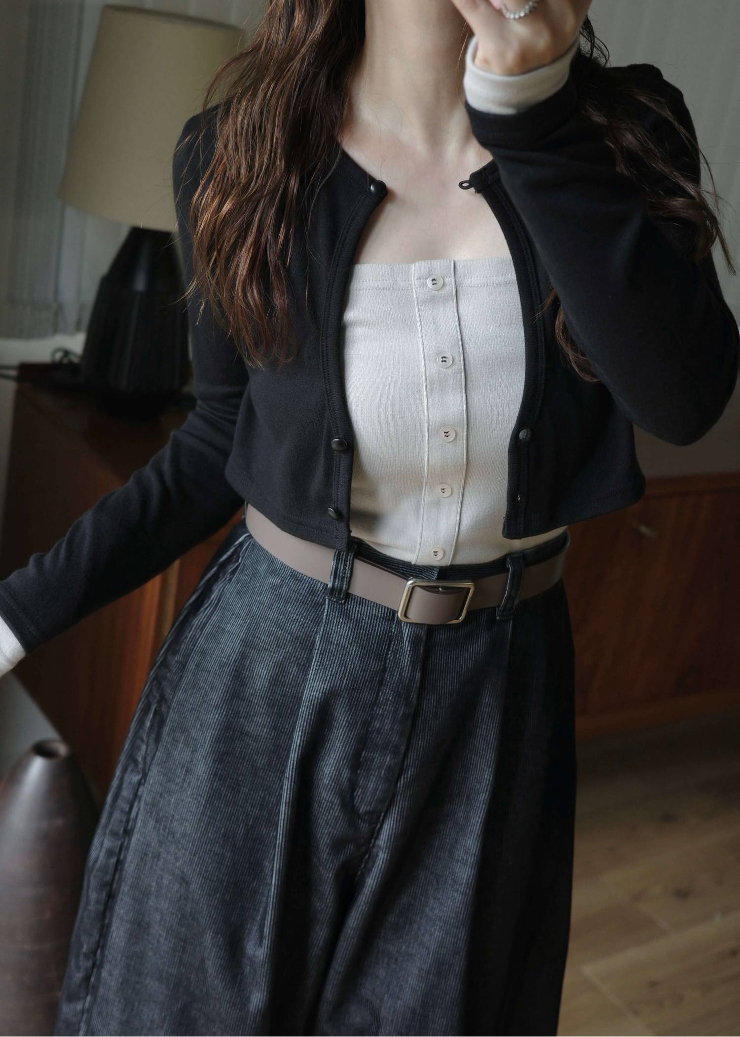 bicolor layered warm touch tops