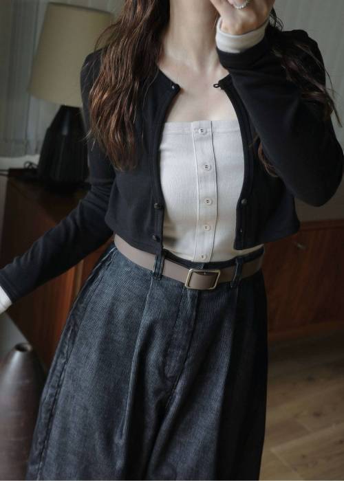 bicolor layered warm touch tops