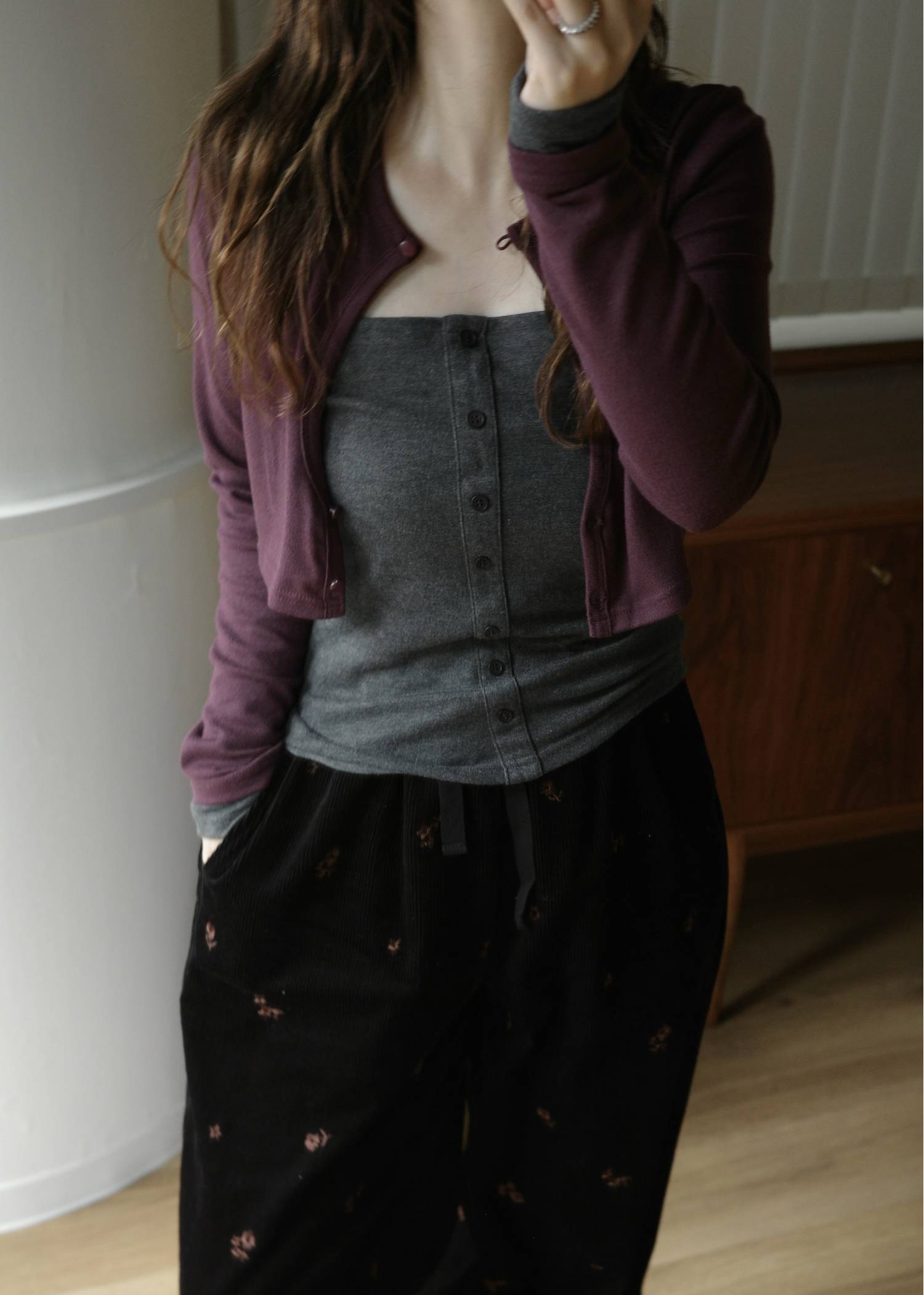 bicolor layered warm touch tops