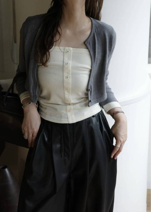 bicolor layered warm touch tops