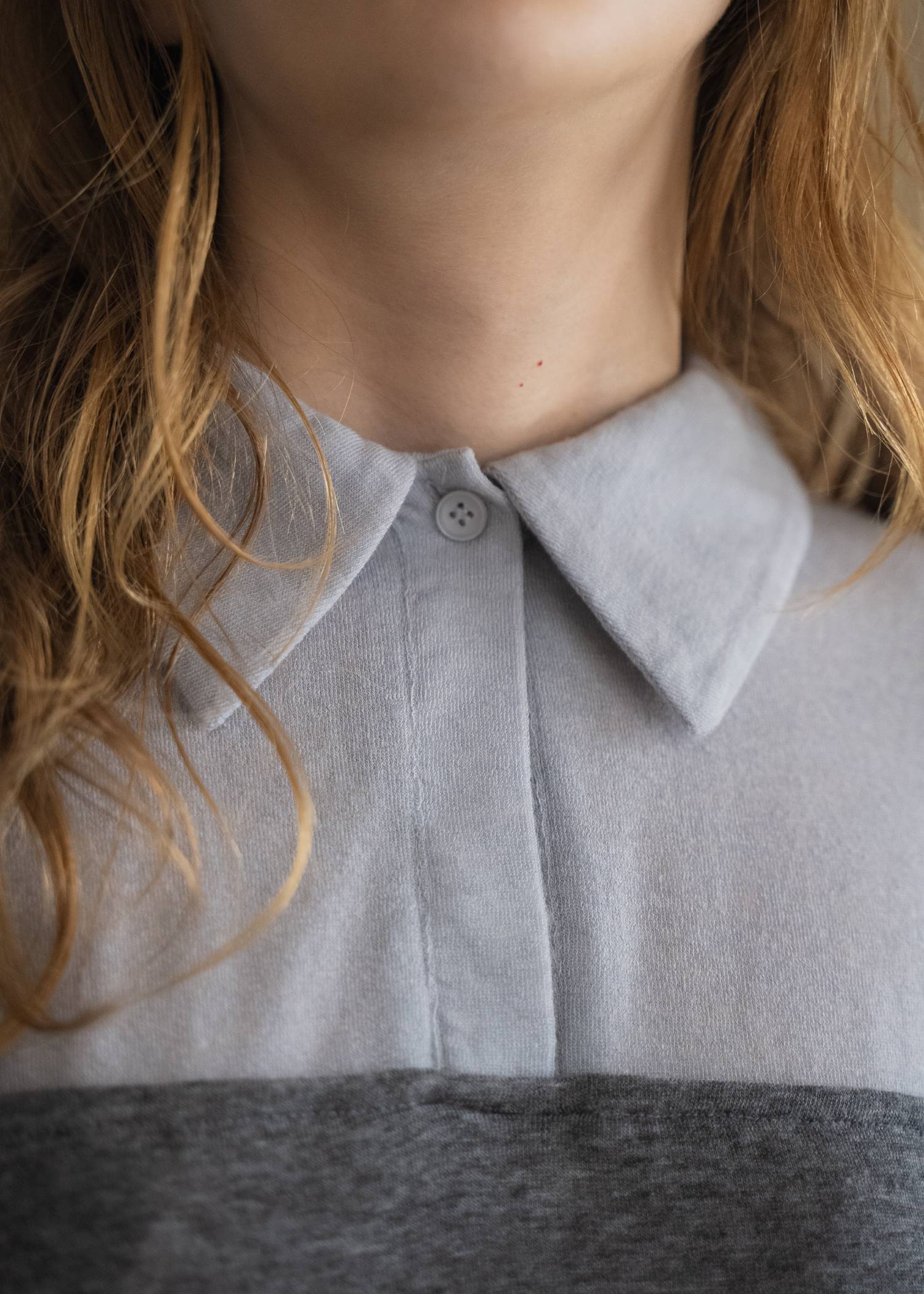 bustier layered skipper collar tops