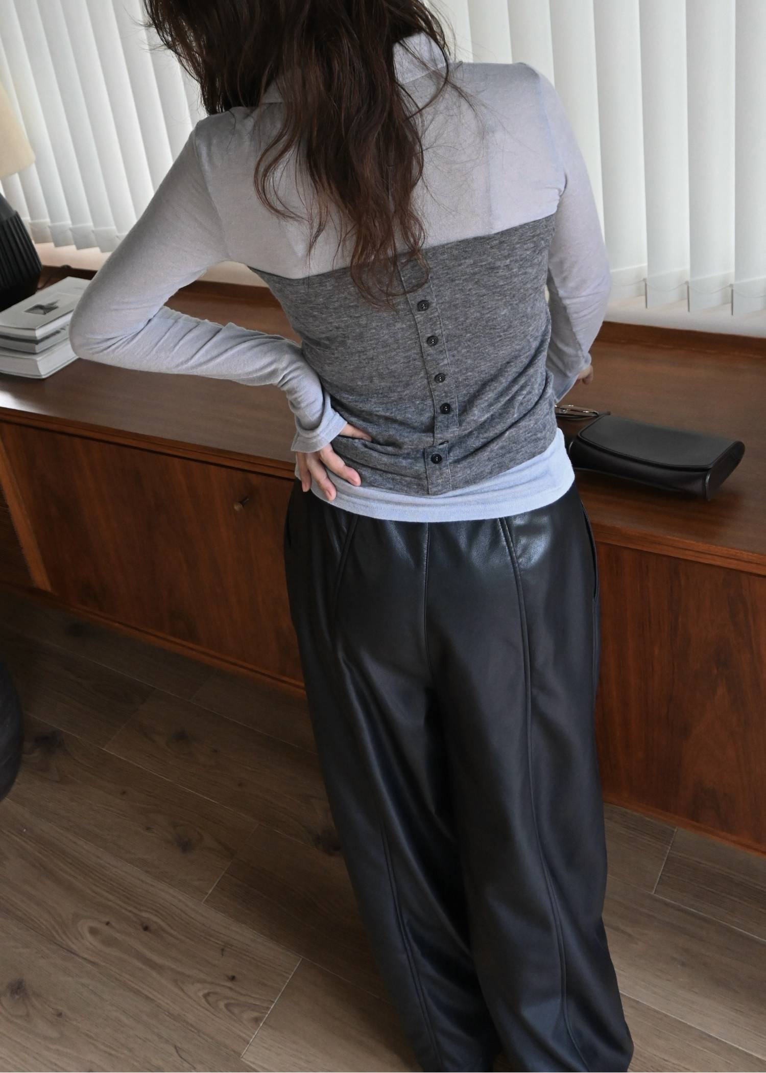 bustier layered skipper collar tops