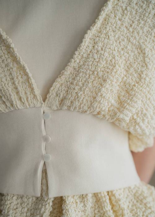 poodle dolman ensemble rib tank SET