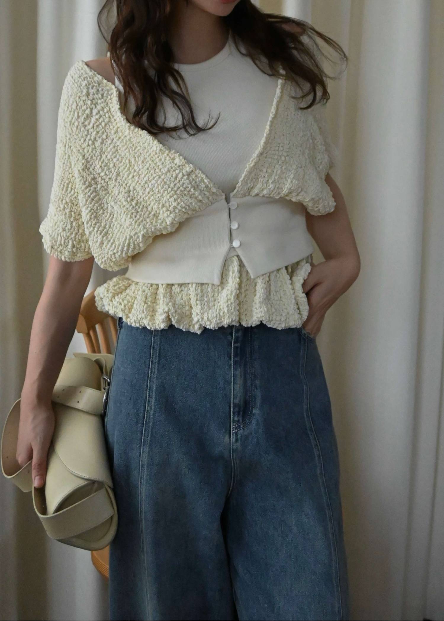 poodle dolman ensemble rib tank SET