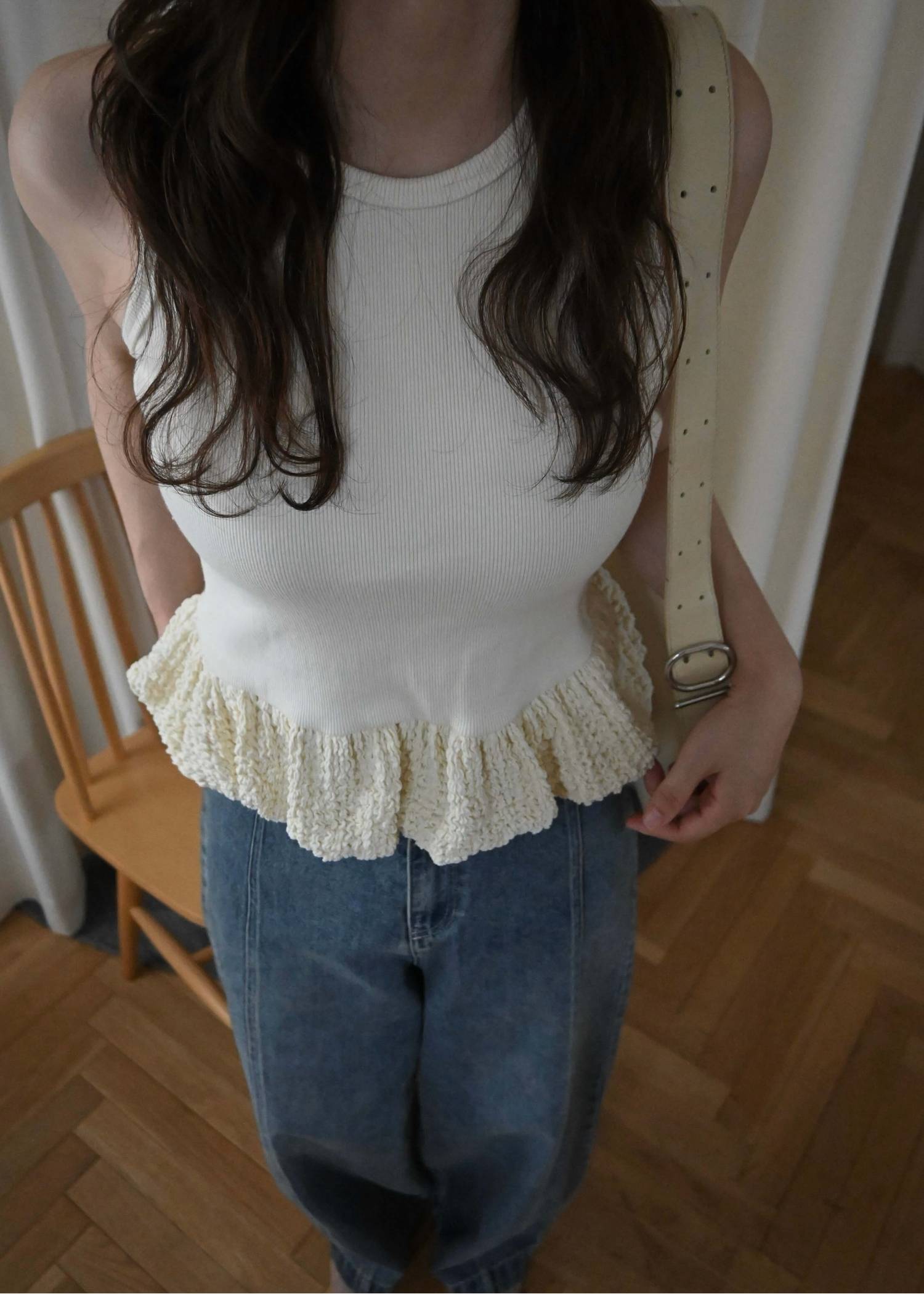 poodle dolman ensemble rib tank SET