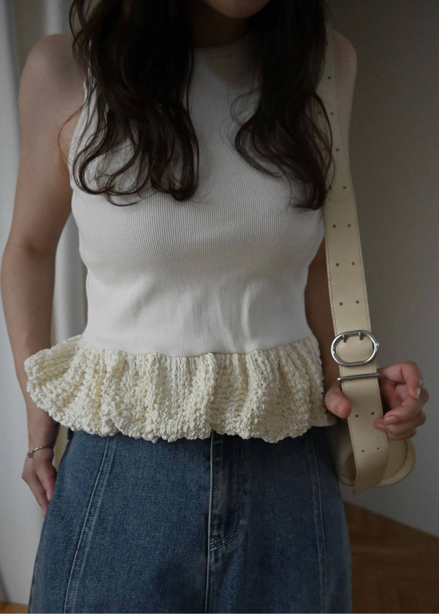 poodle dolman ensemble rib tank SET
