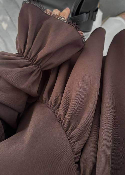 asymmetry open shoulder gather BL