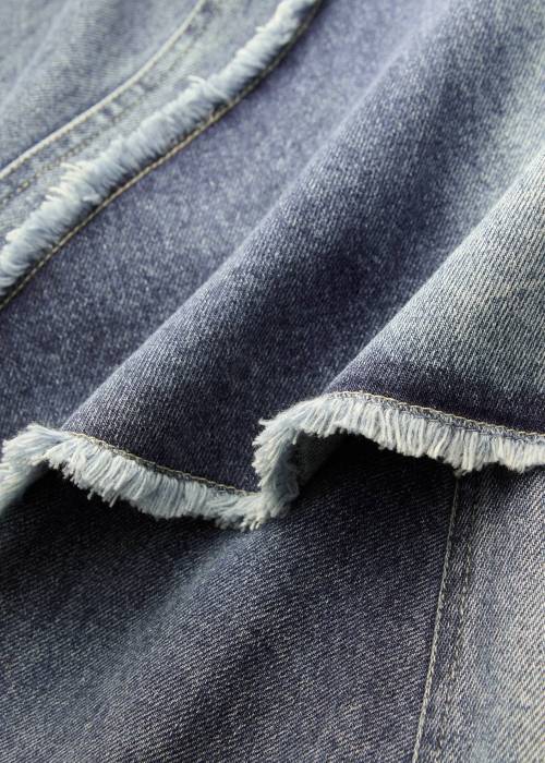 random tiered frill denim SK
