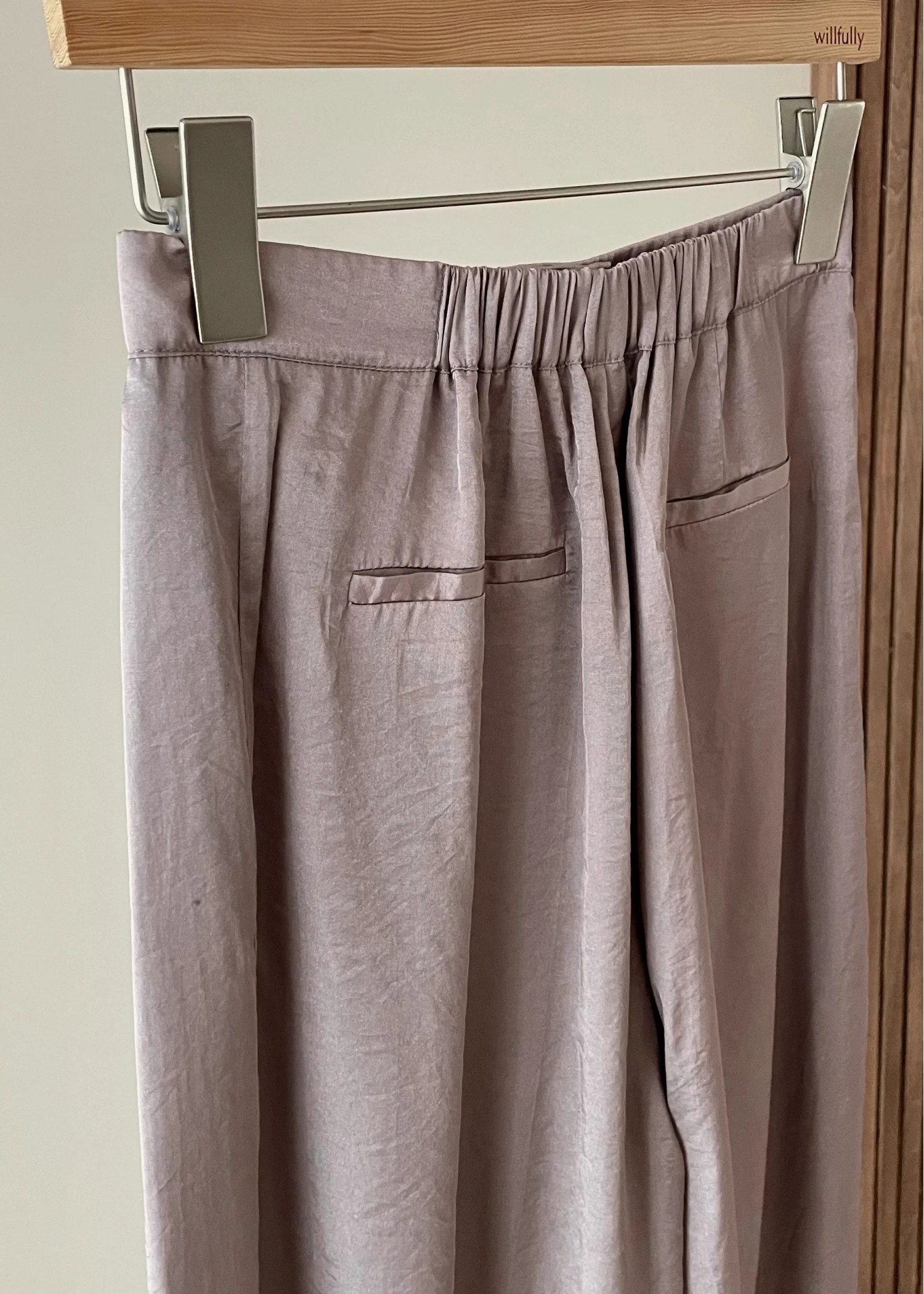 shiny chambray double tuck PT