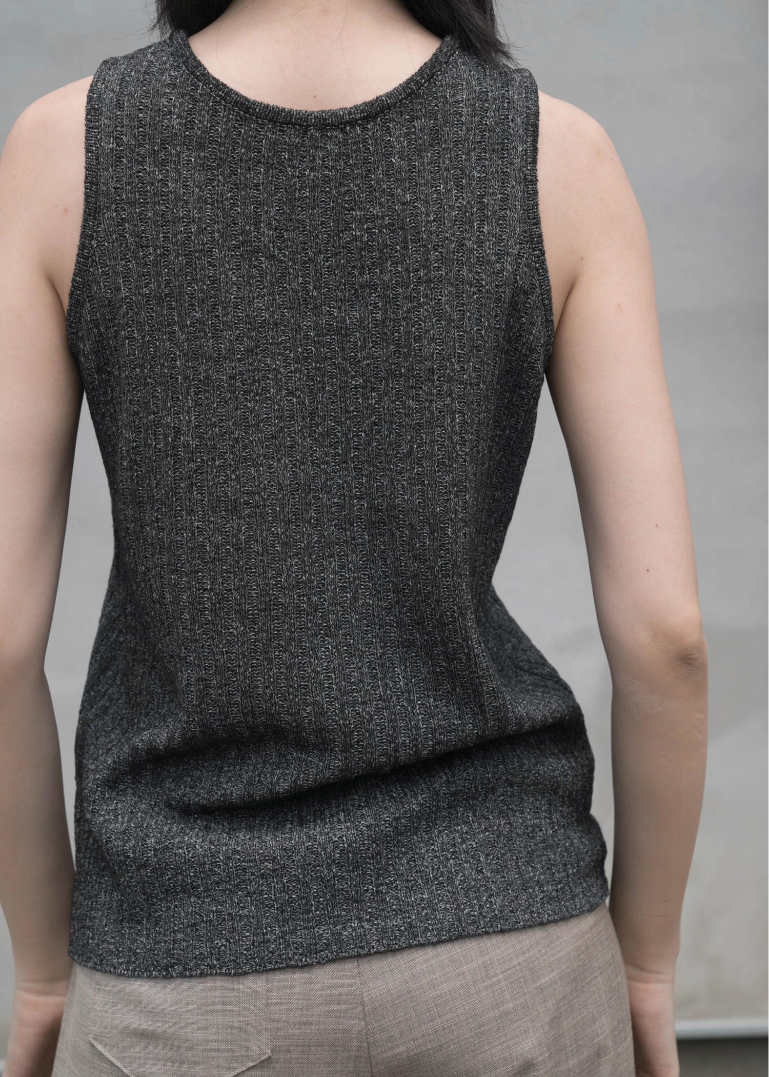 tapeyarn 2way knit tank