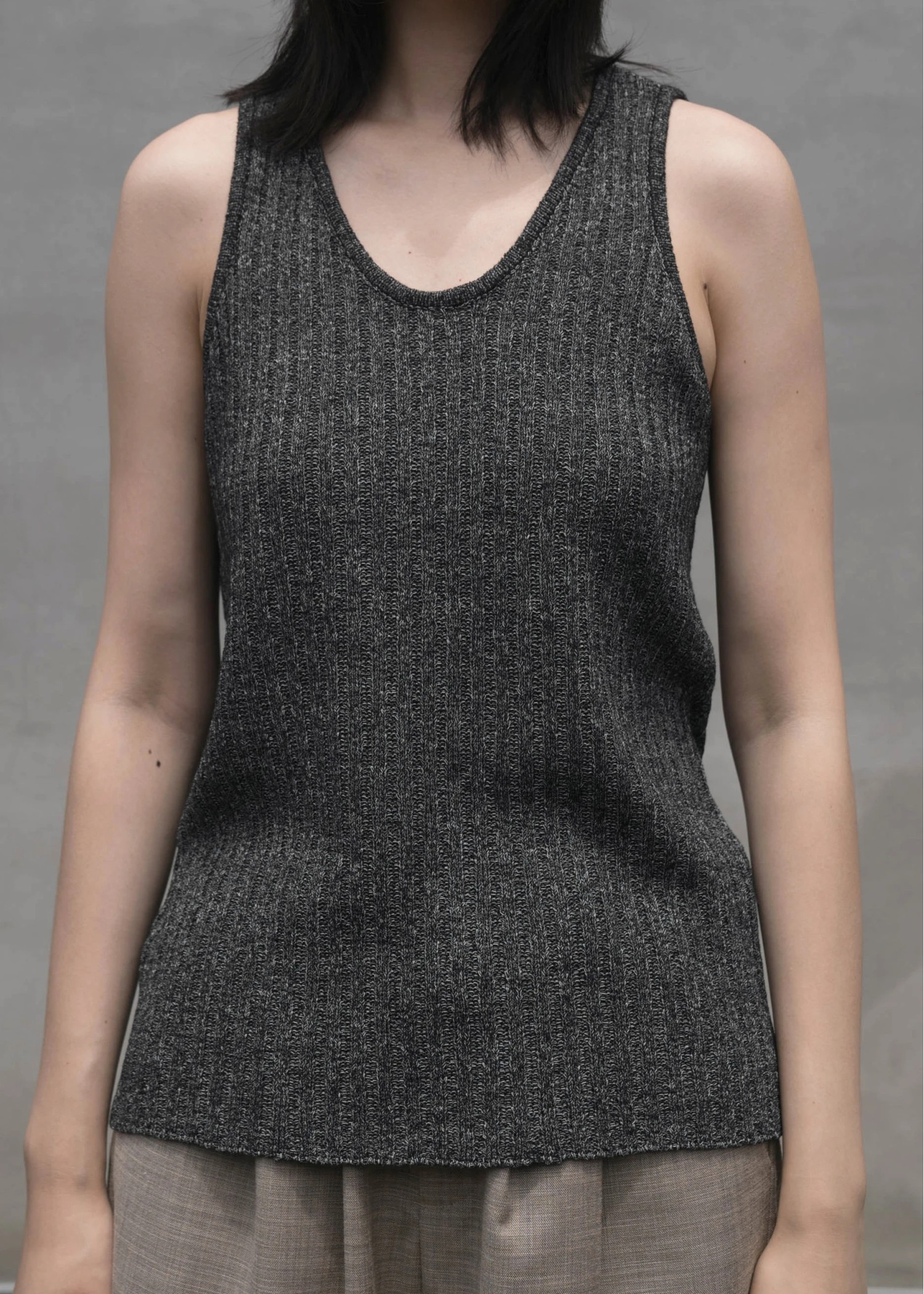 tapeyarn 2way knit tank