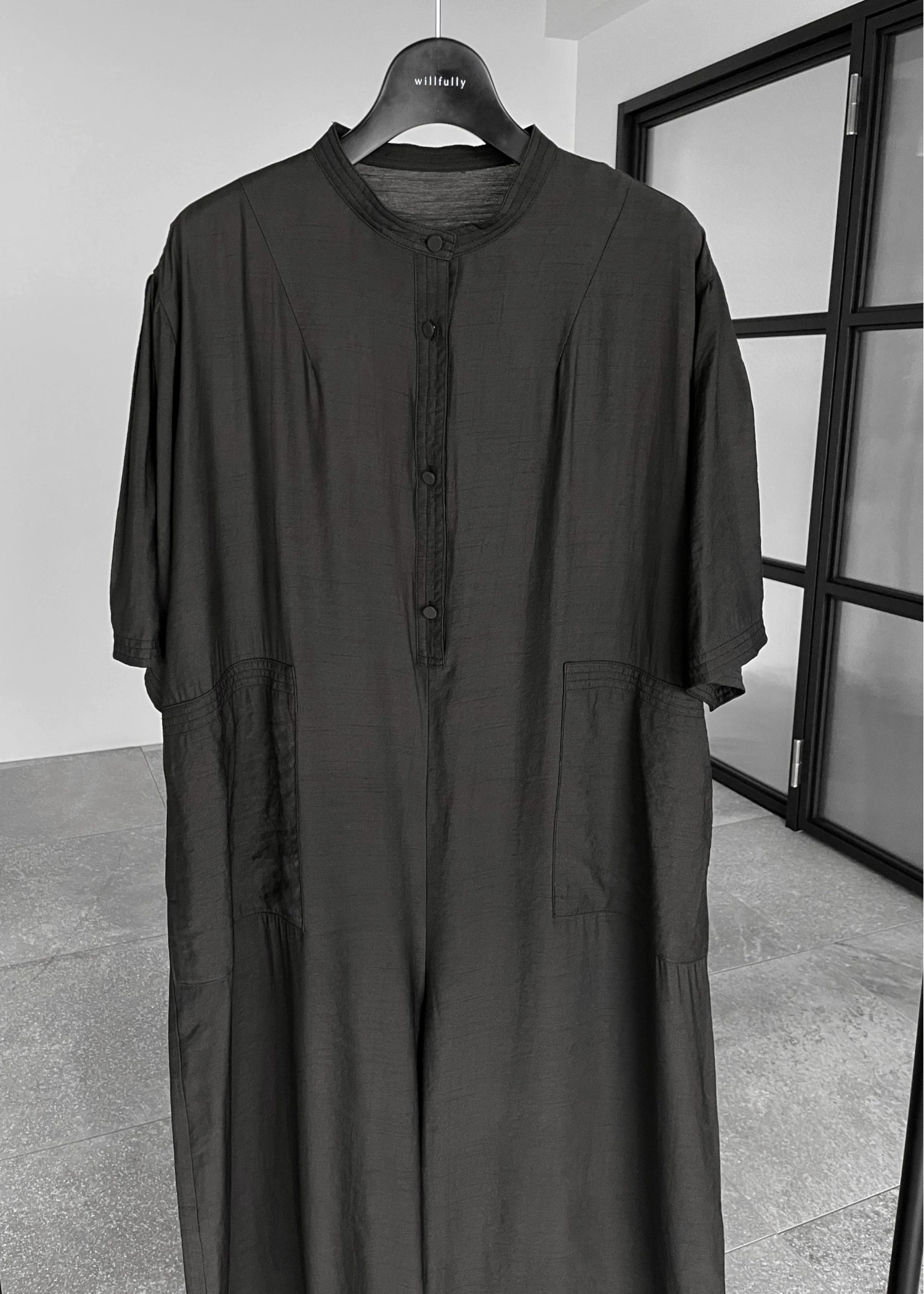 over silhouette slub combinaison