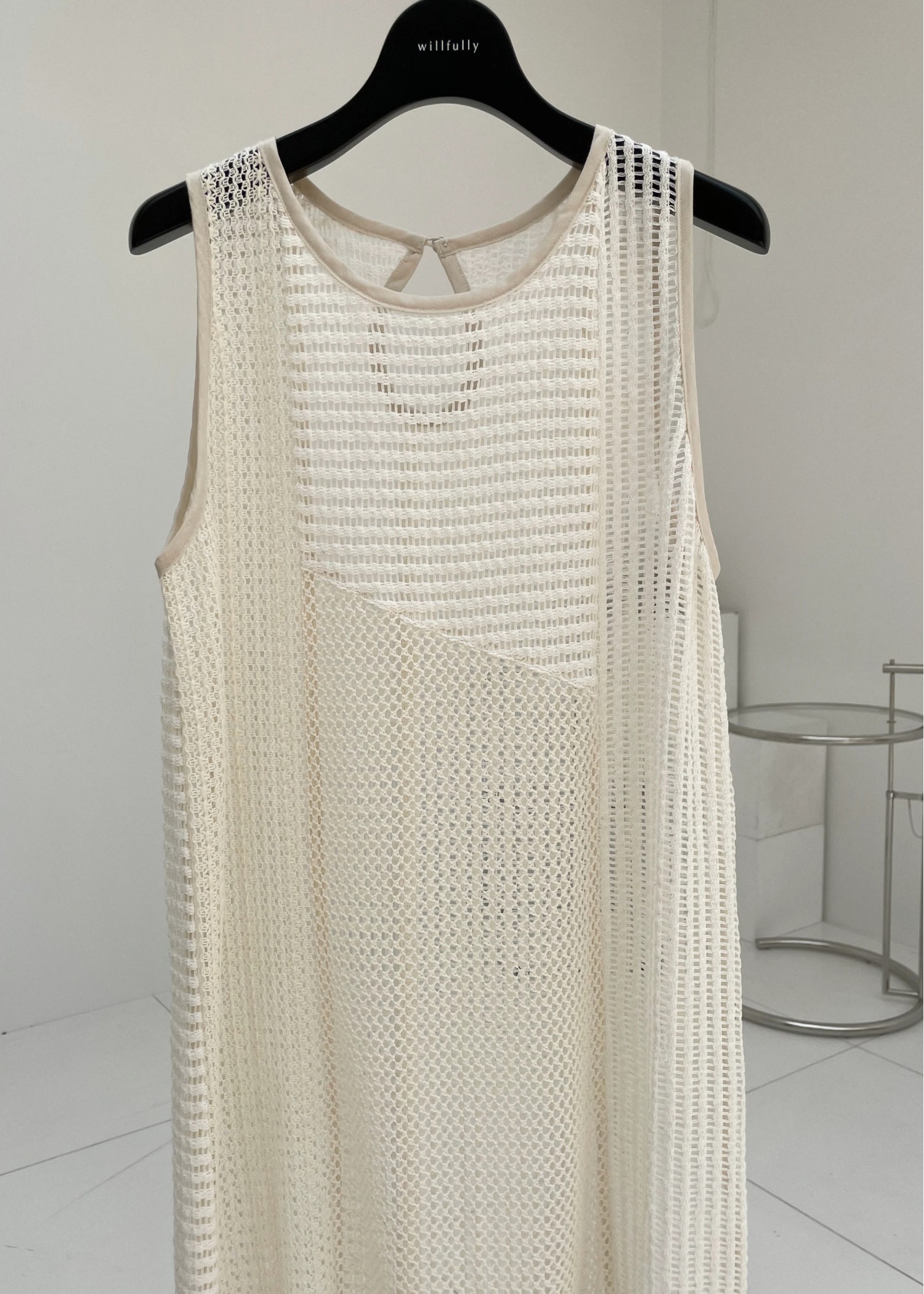 patchwork mesh 2way slit OP