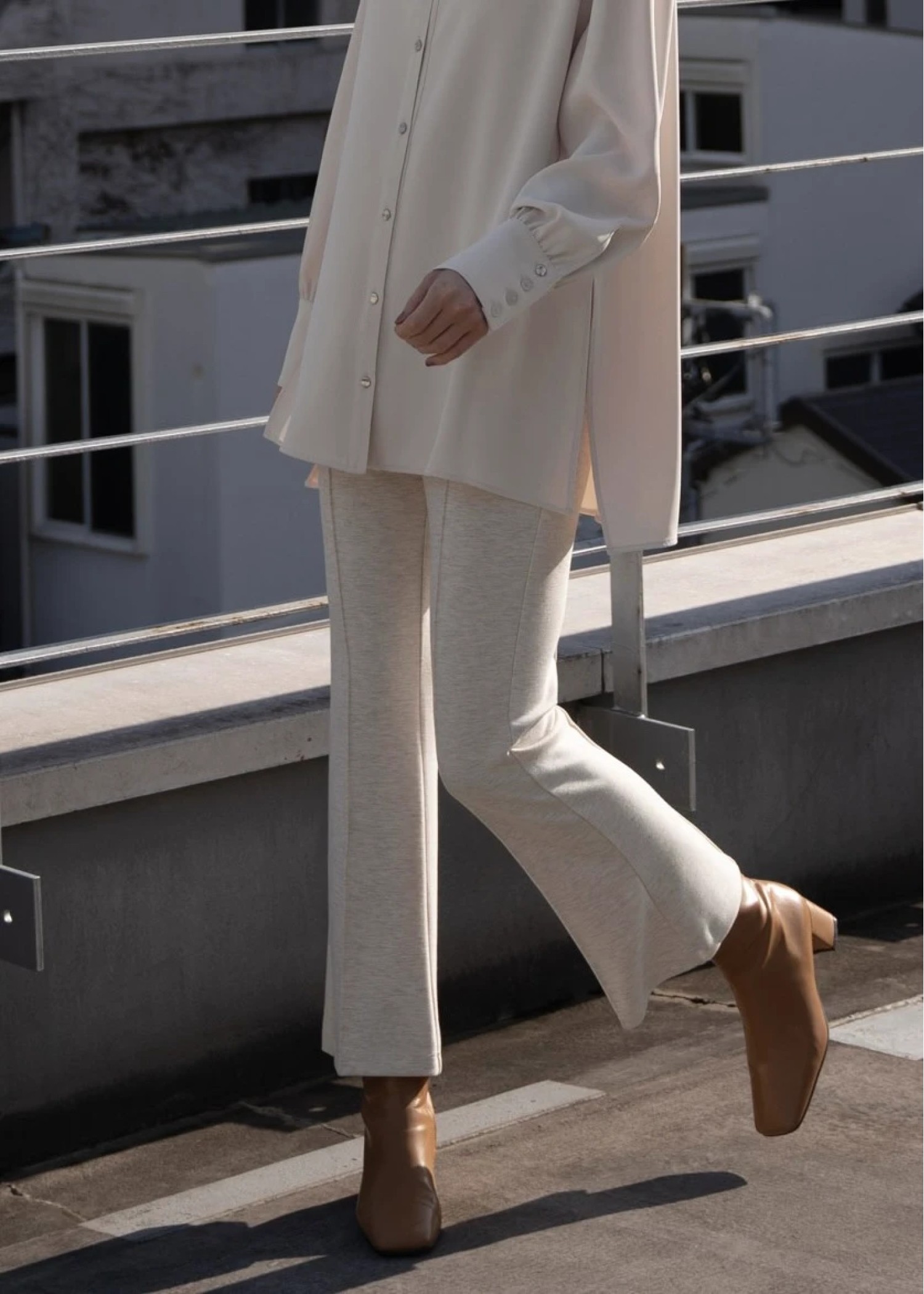 new choice center seam ponte flare PT