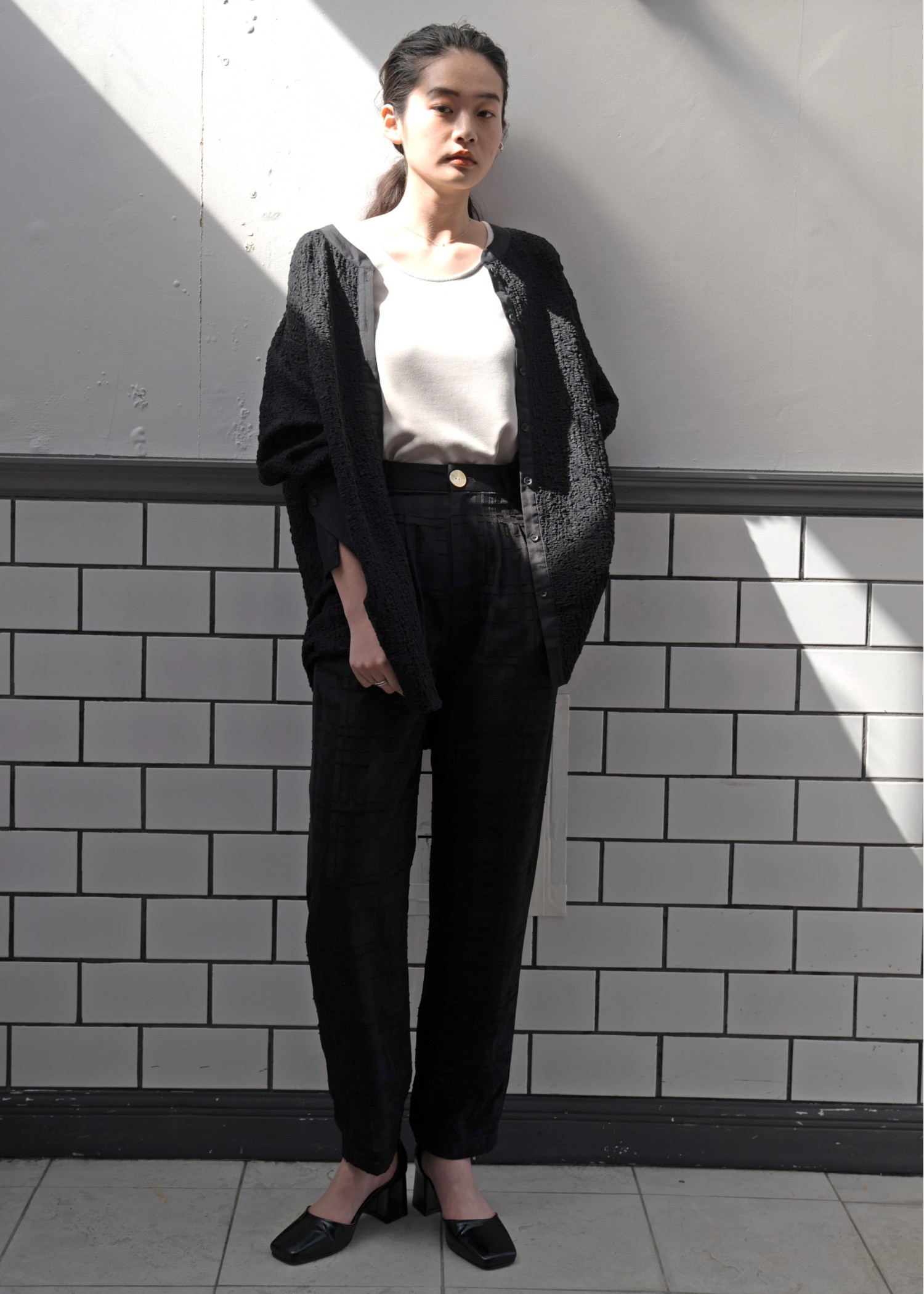 wrapped in sheer check PT