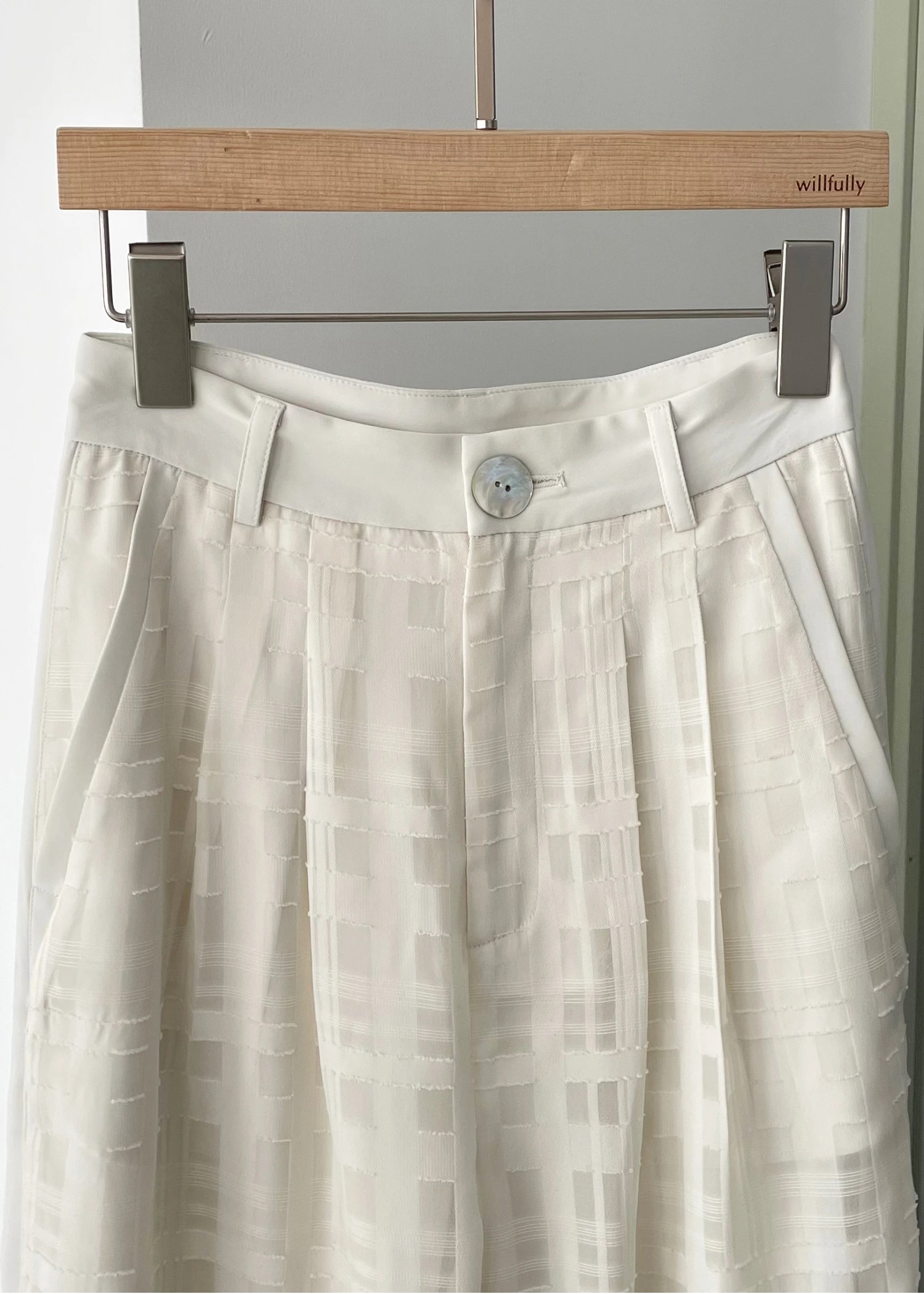 wrapped in sheer check PT