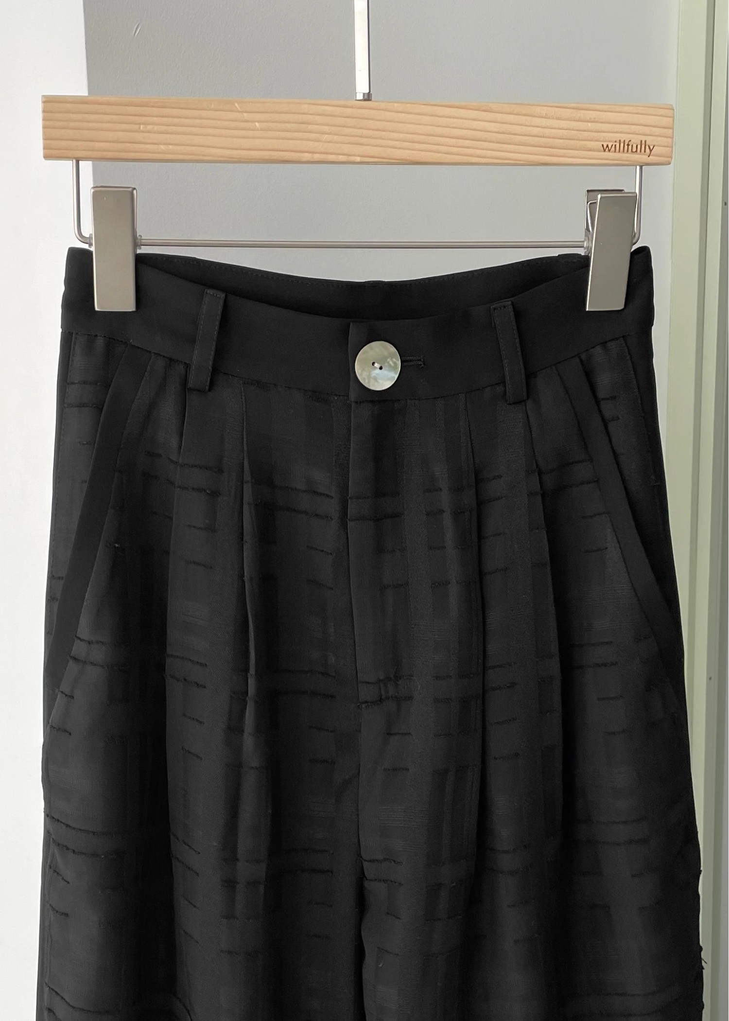 wrapped in sheer check PT