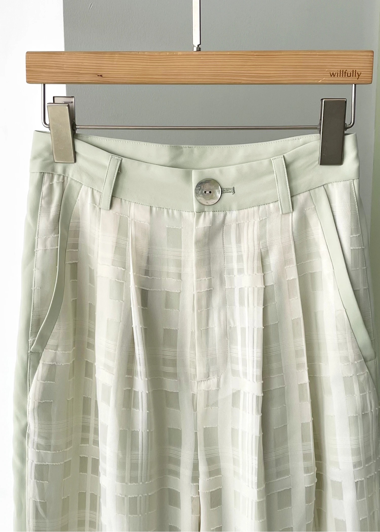 wrapped in sheer check PT