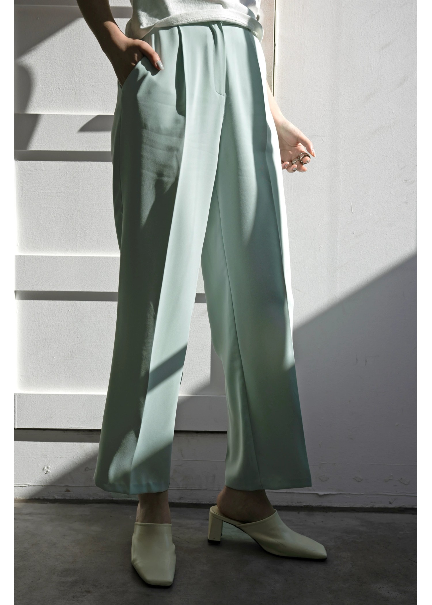 color relax center press slacks PT