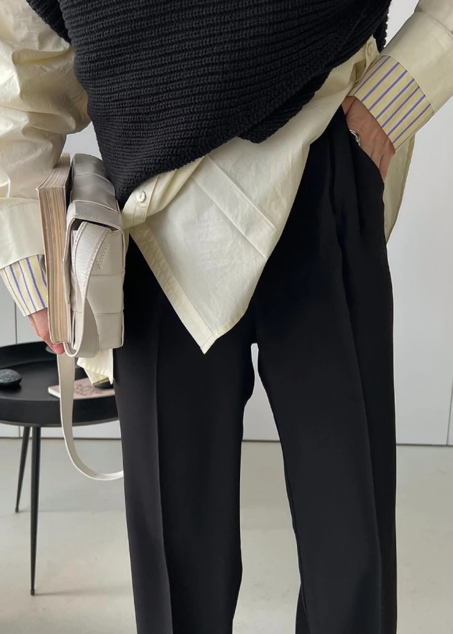 color relax center press slacks PT