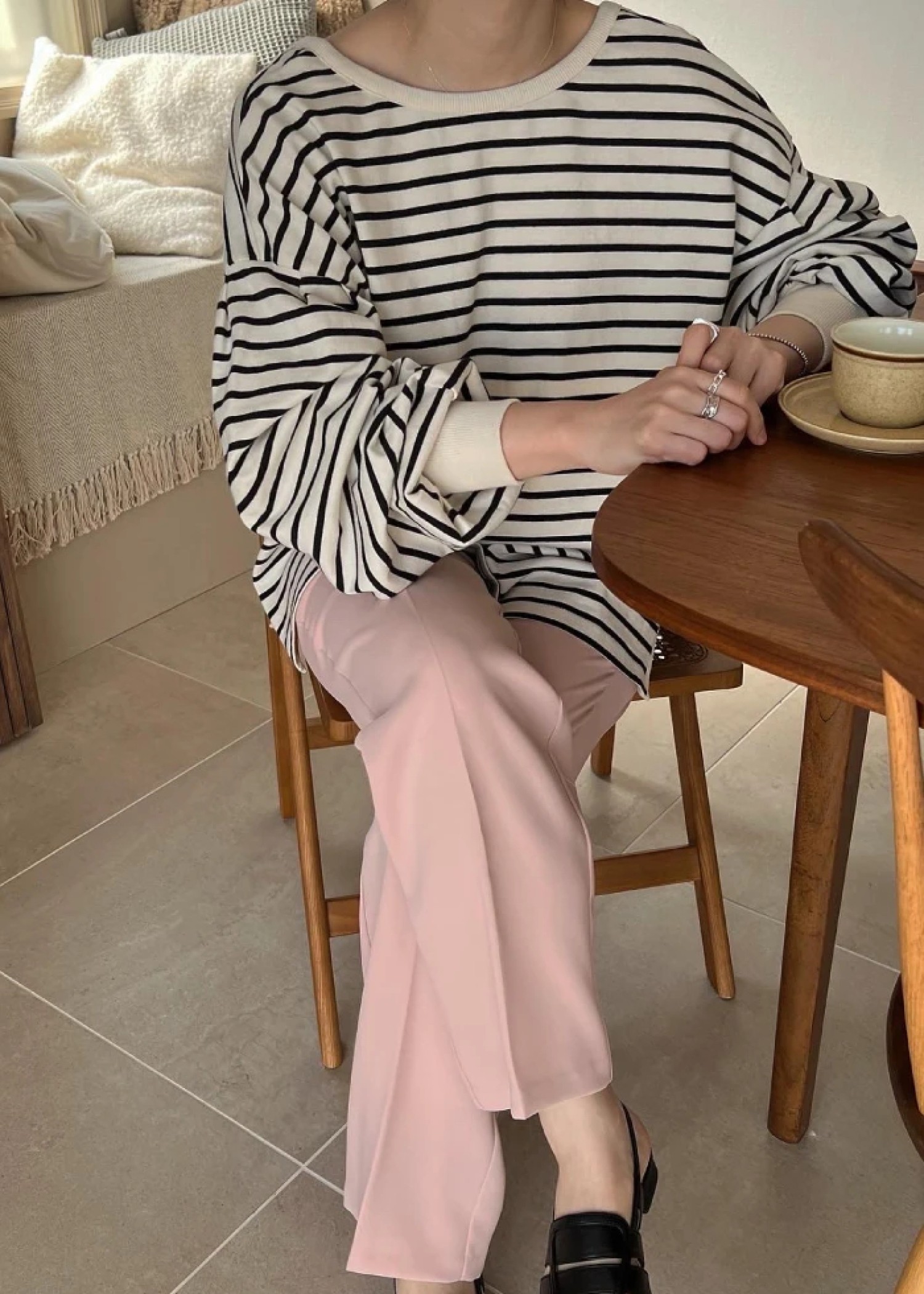 color relax center press slacks PT