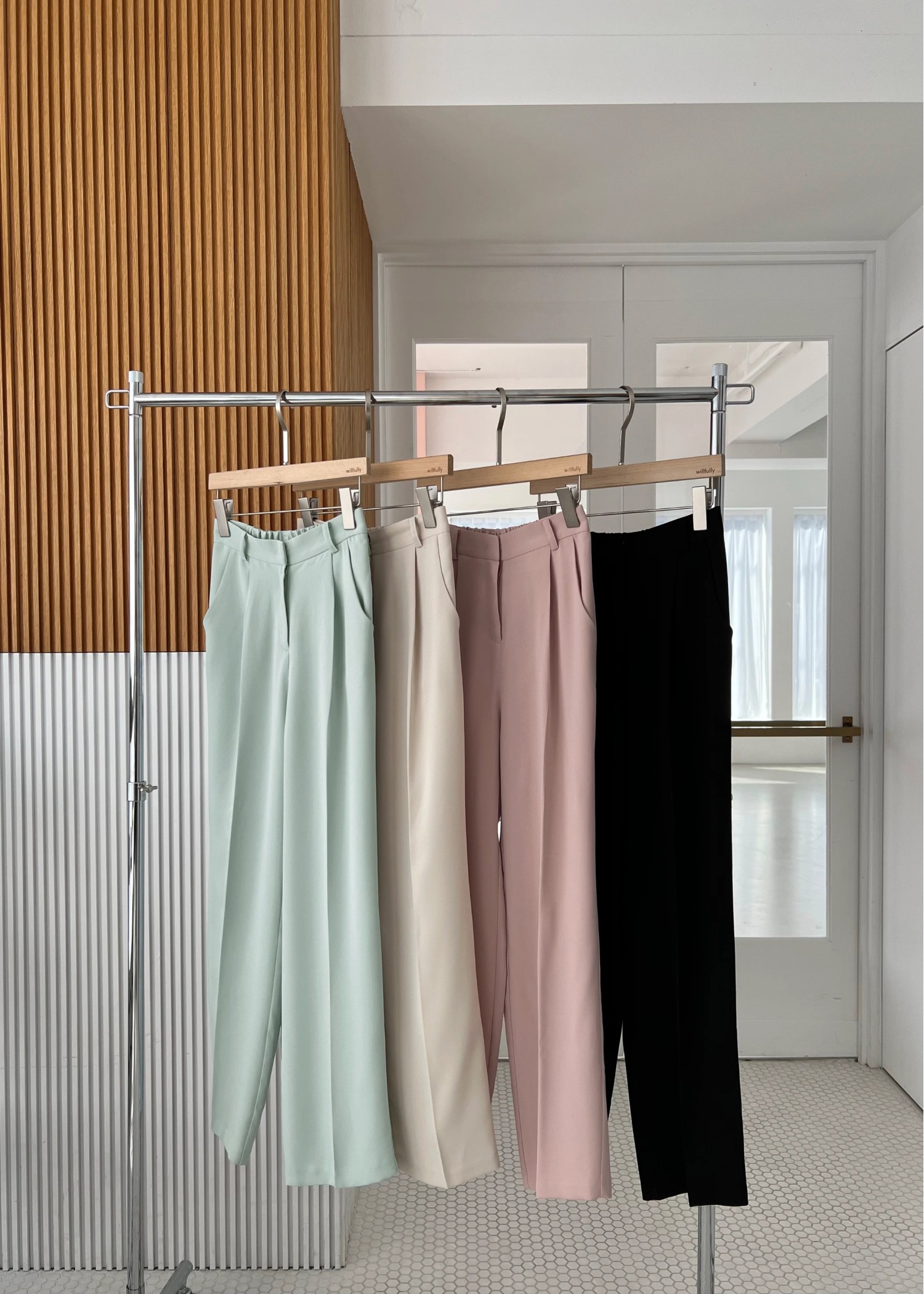 color relax center press slacks PT