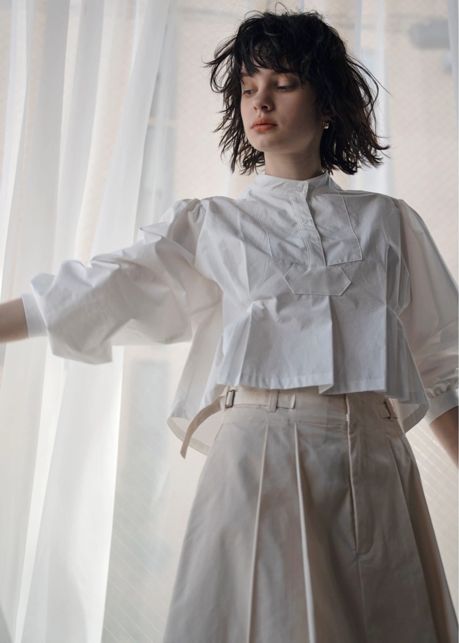 side belt deep tuck a line SK