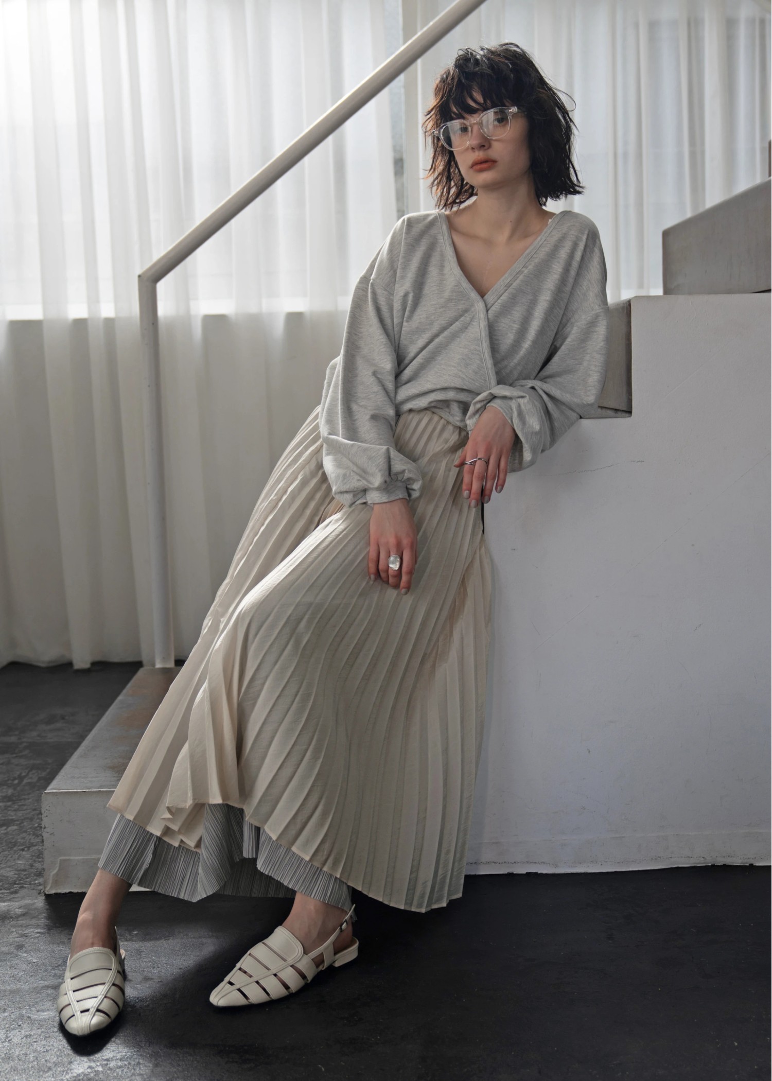 reversible pleats dichotomic SK