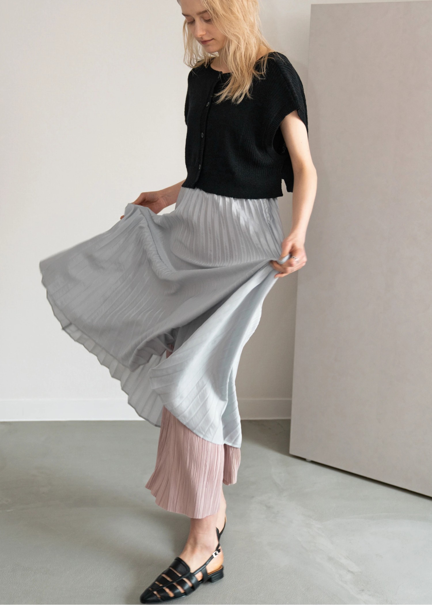 reversible pleats dichotomic SK