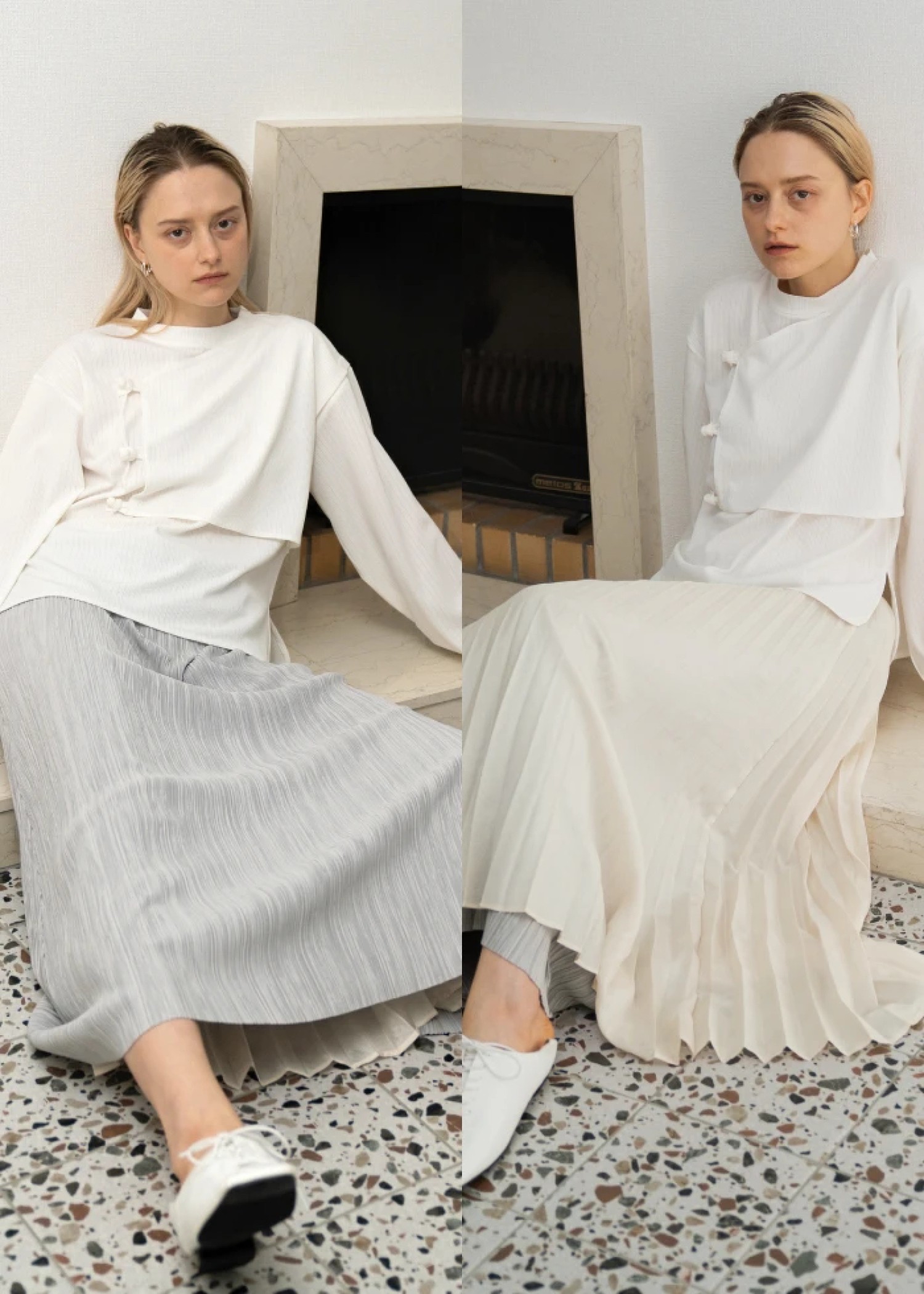 reversible pleats dichotomic SK