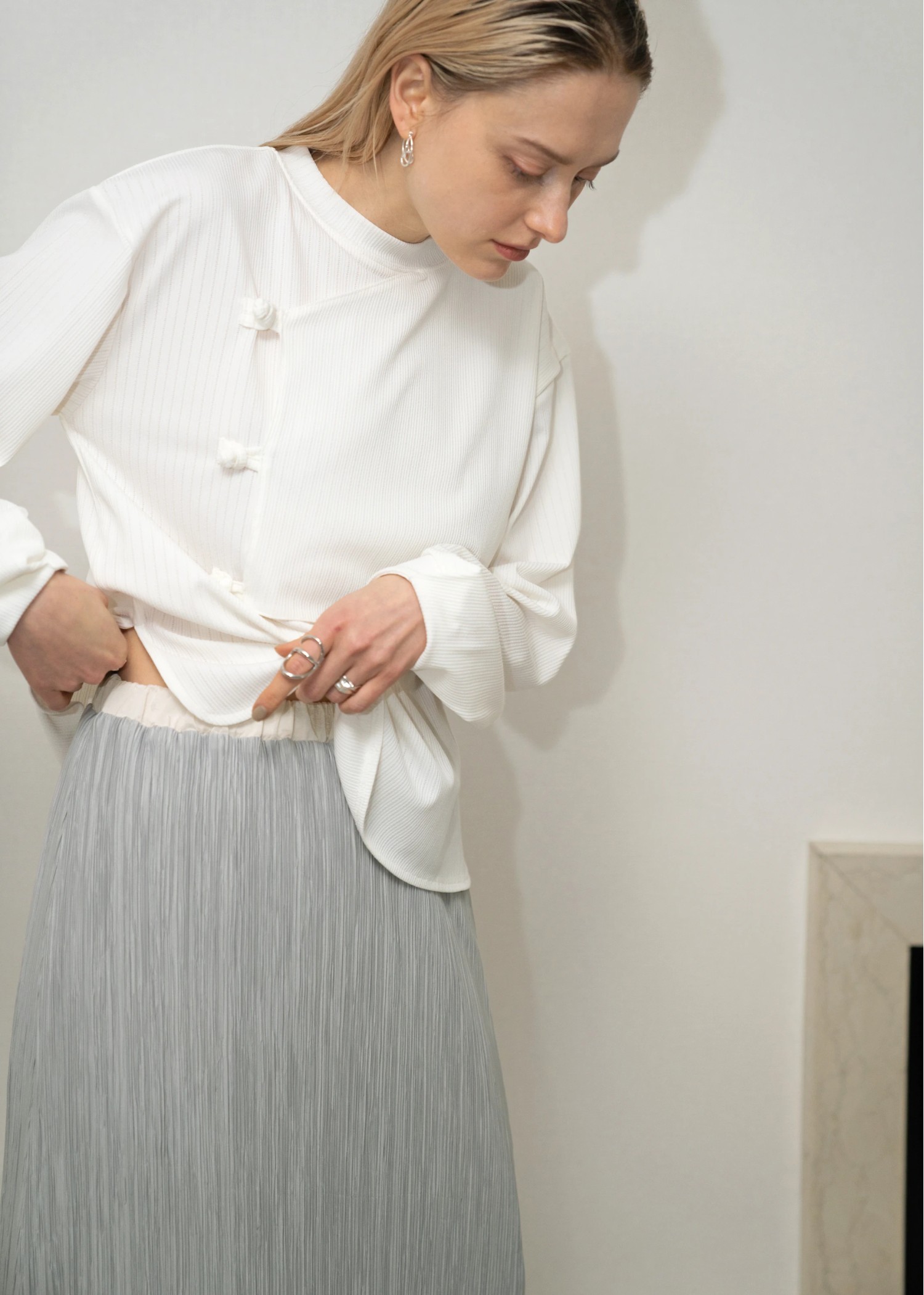 china like eyelet cut tops