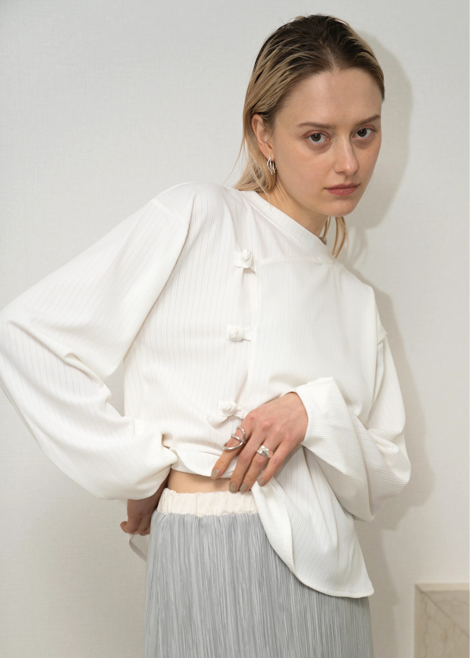 china like eyelet cut tops