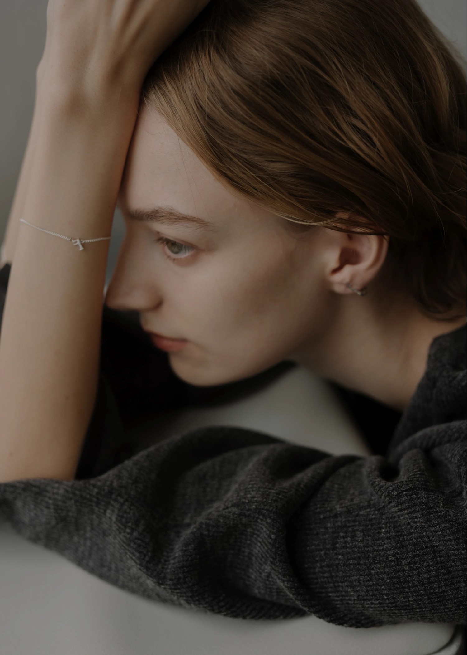 unstable initial motif bracelet