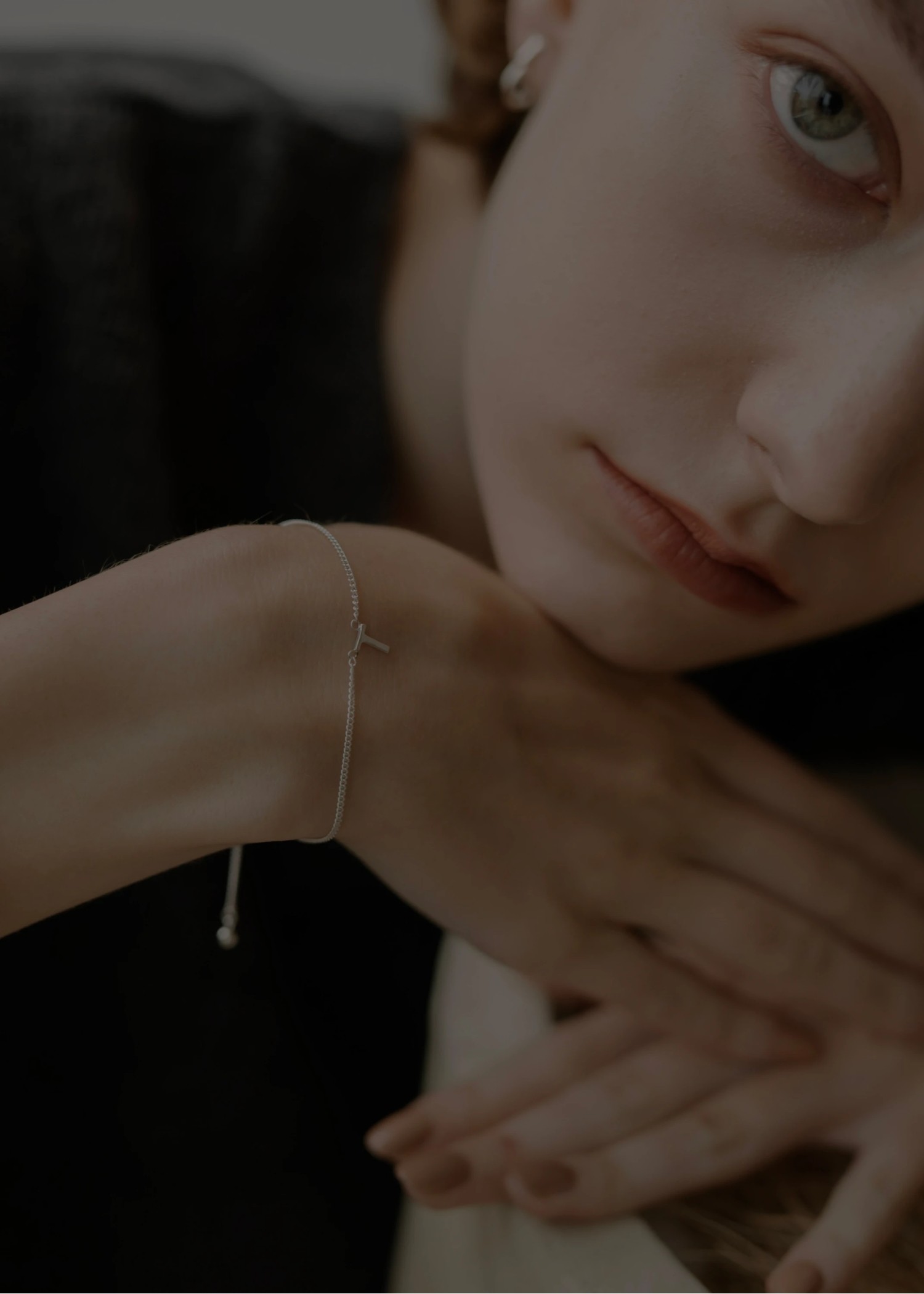 unstable initial motif bracelet