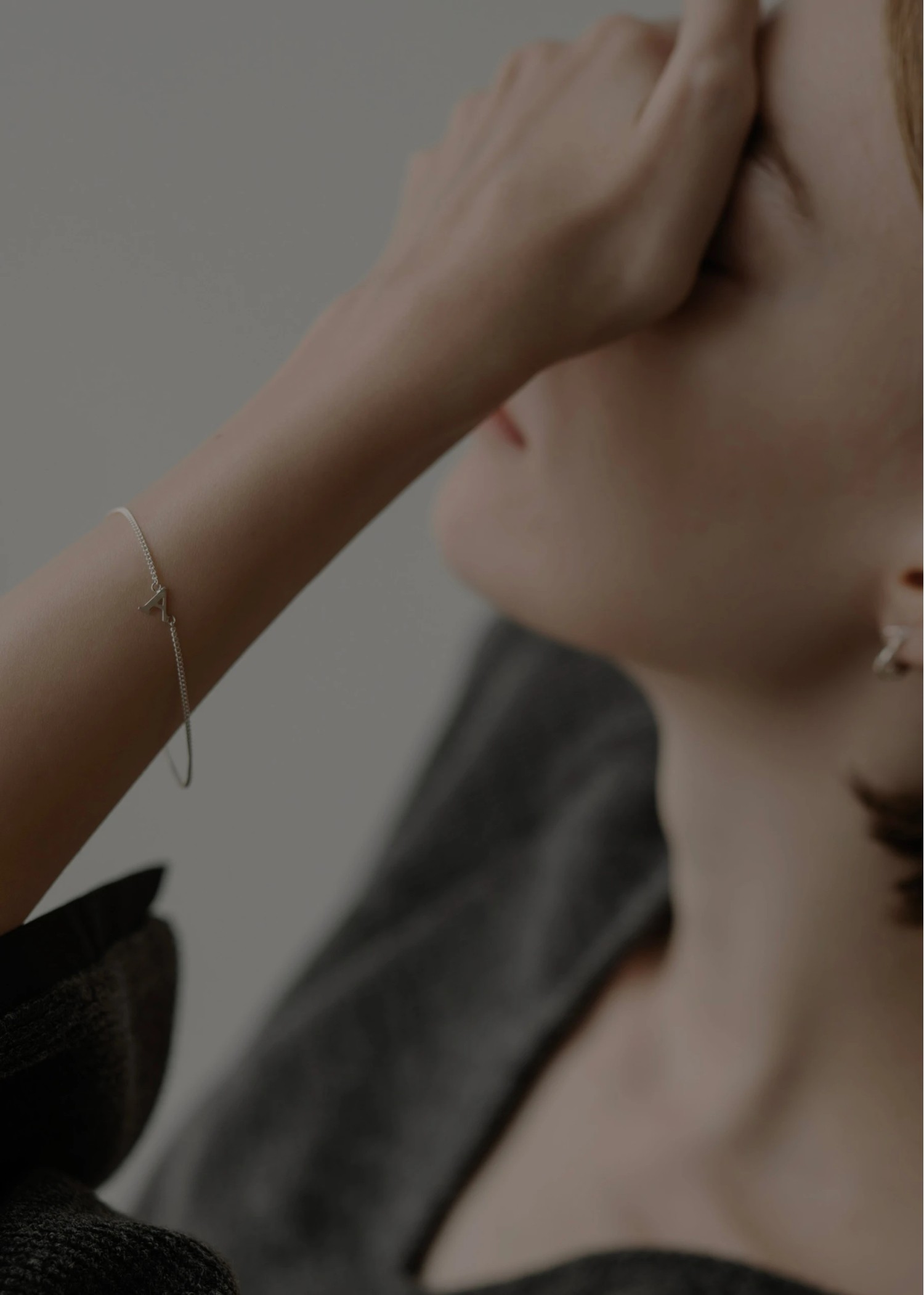 unstable initial motif bracelet