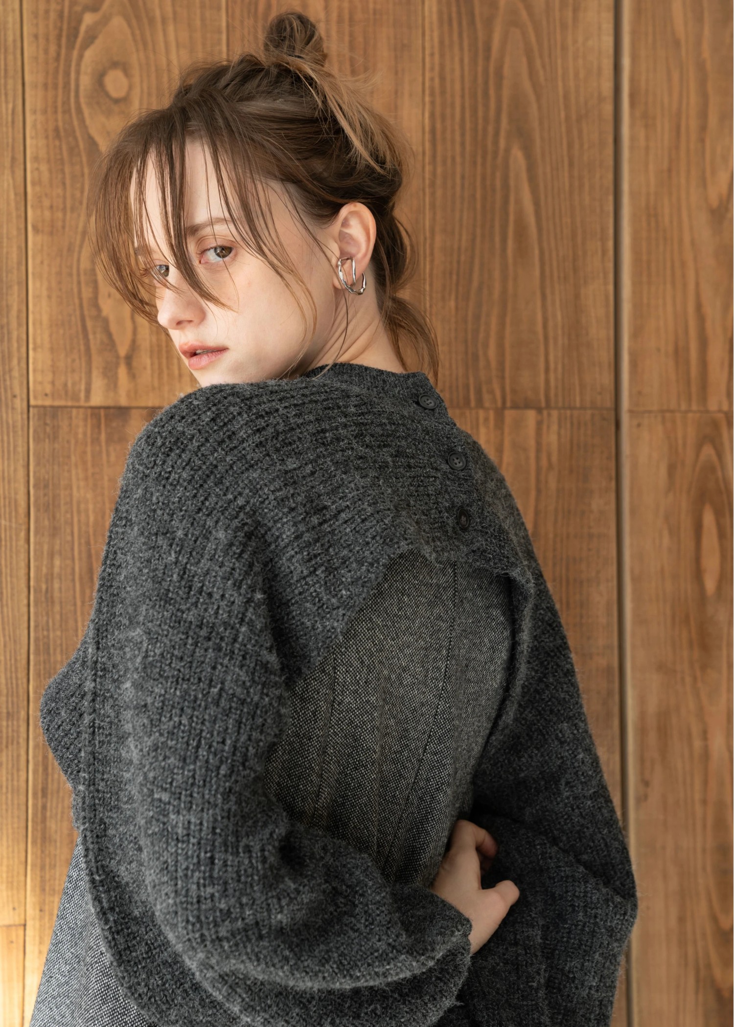 short bolero cardigan & knit vest ensemble