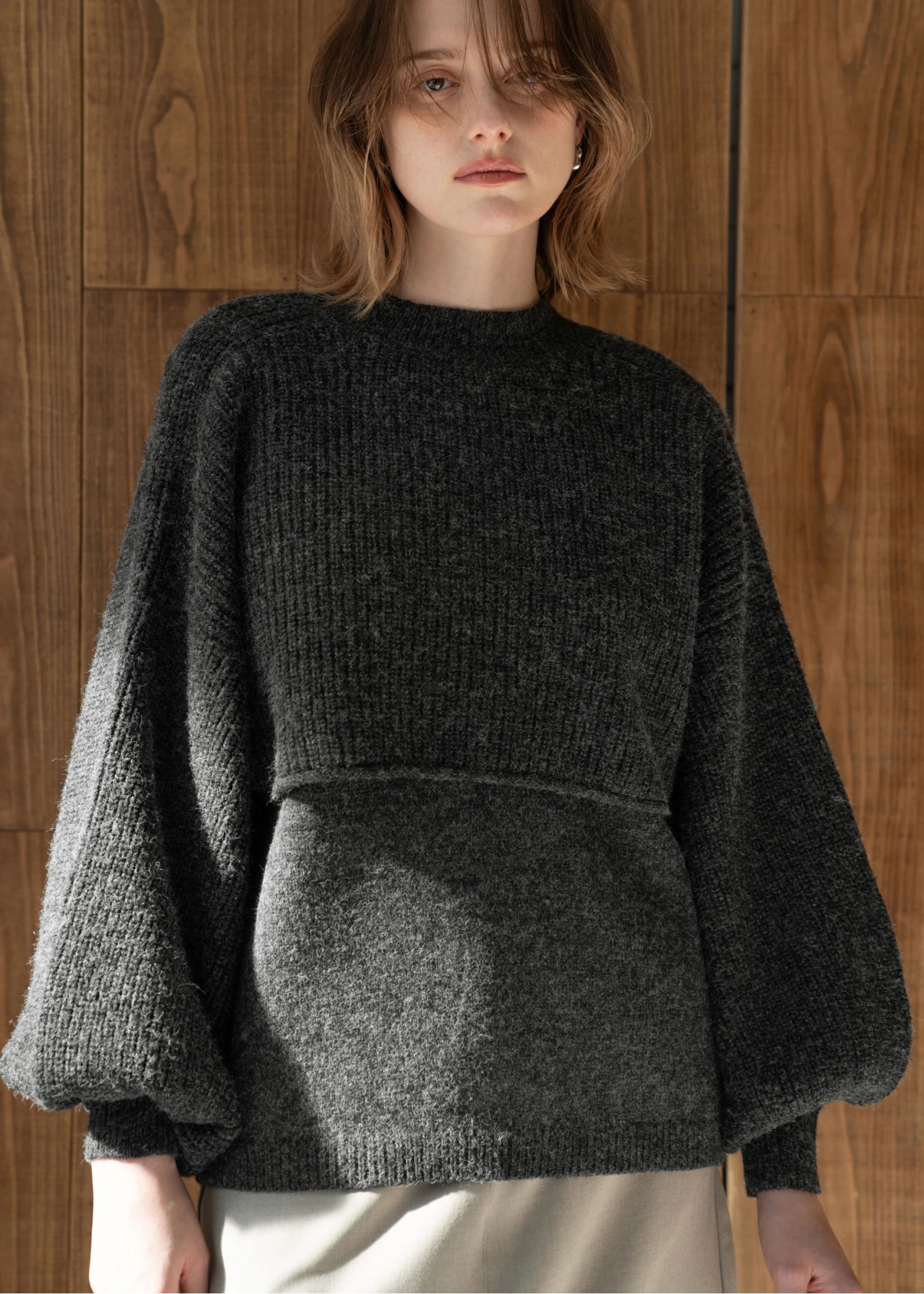 short bolero cardigan & knit vest ensemble