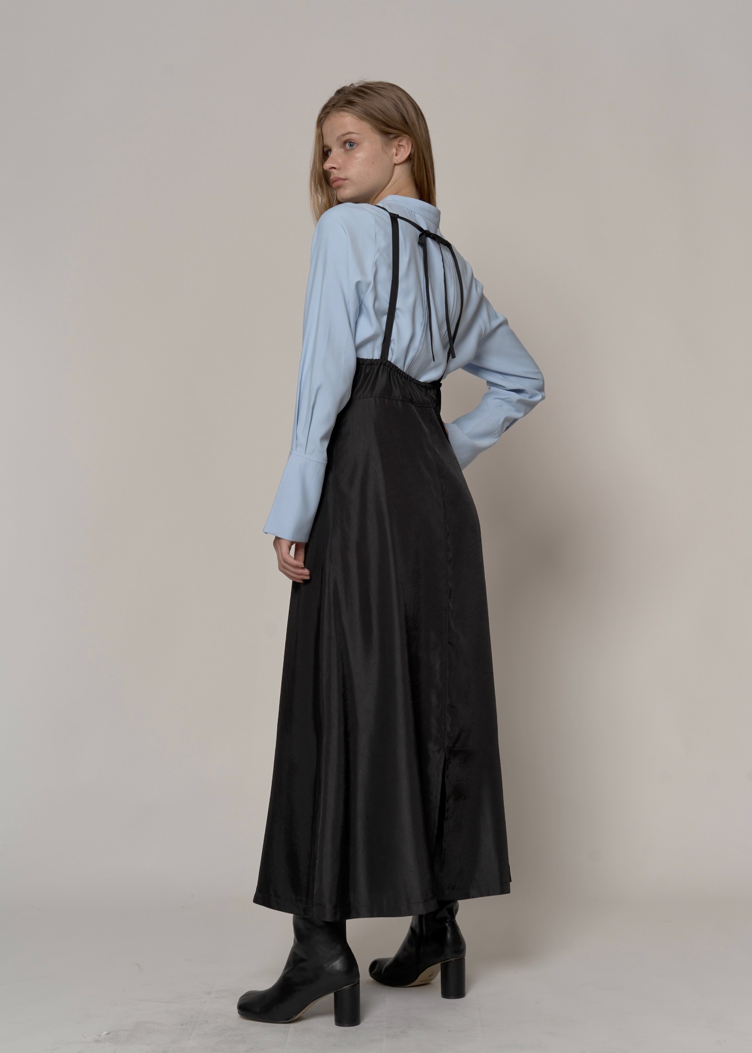 crush satin string adjustment cami OP