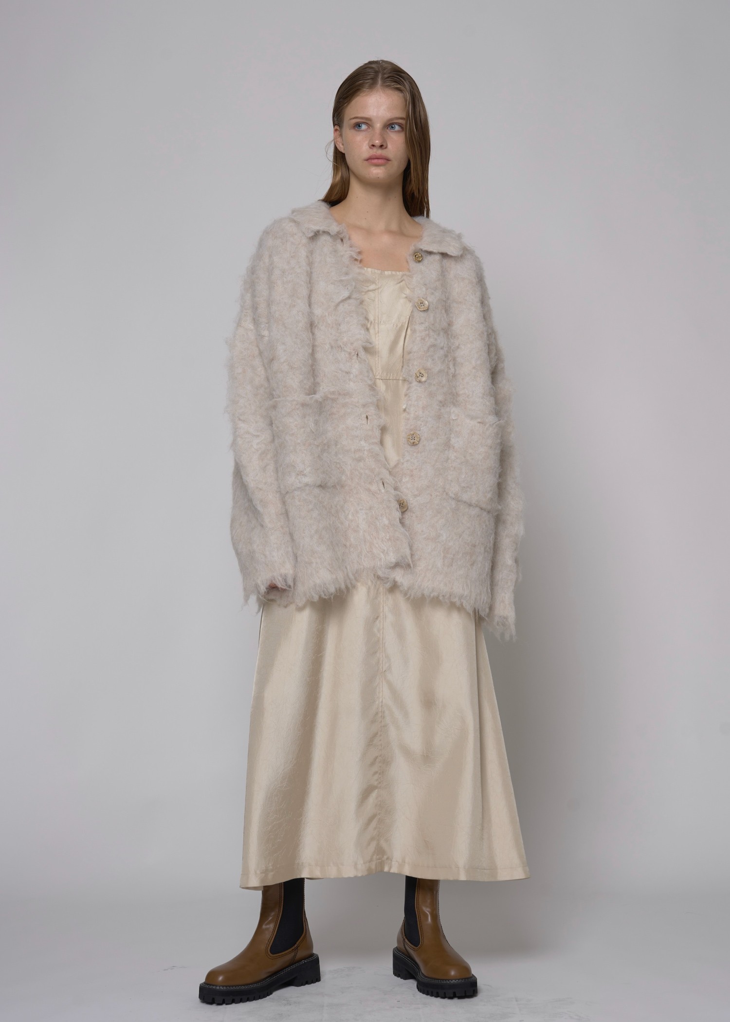 crush satin string adjustment cami OP