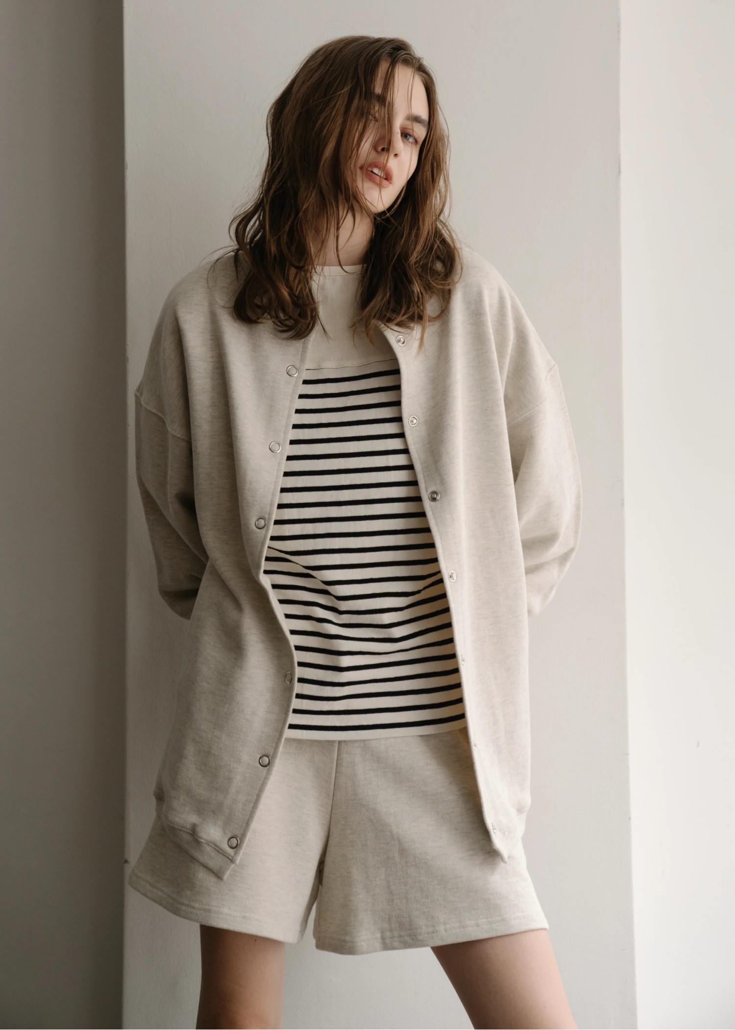 front tuck relax short sweat PT(BRD)AHY