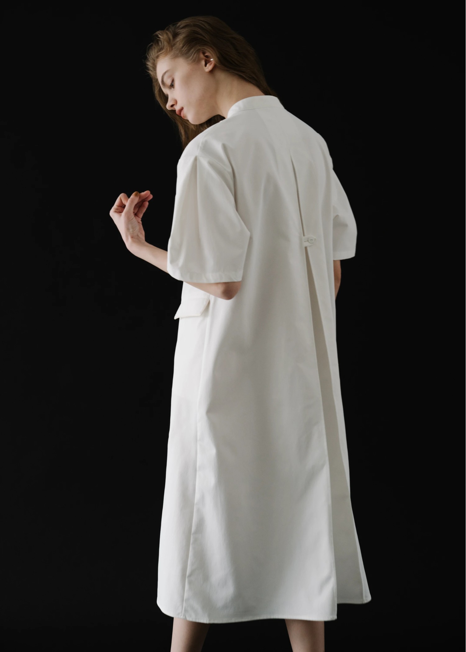 placket front over tuck zip OP/JK