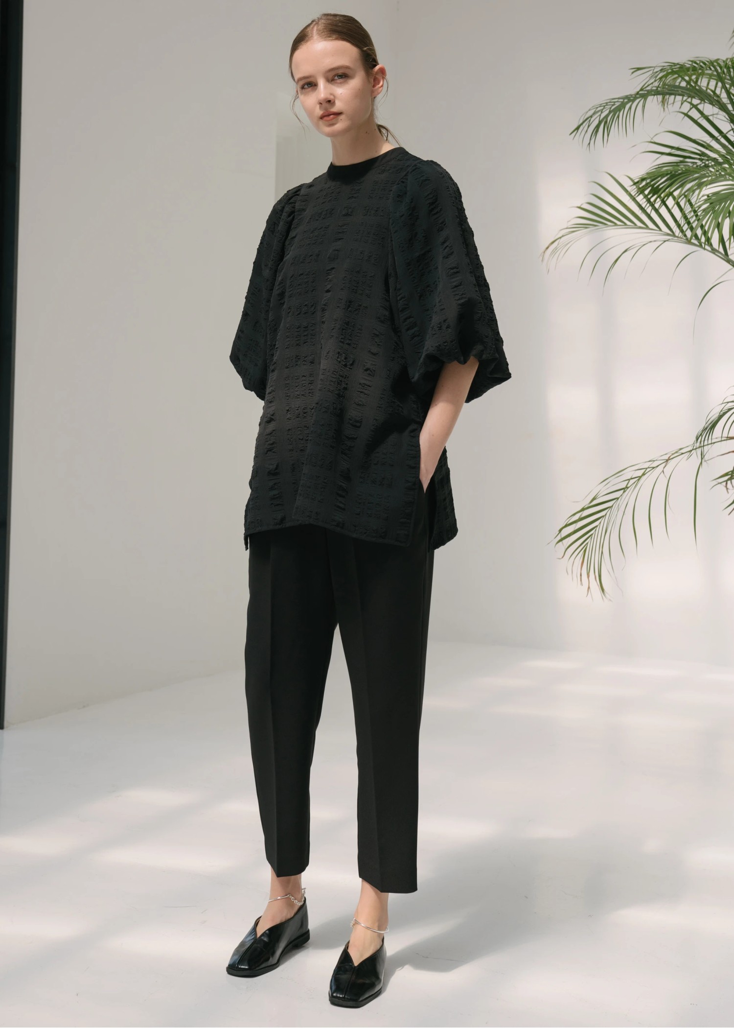 tuck center line stretch tapered PT