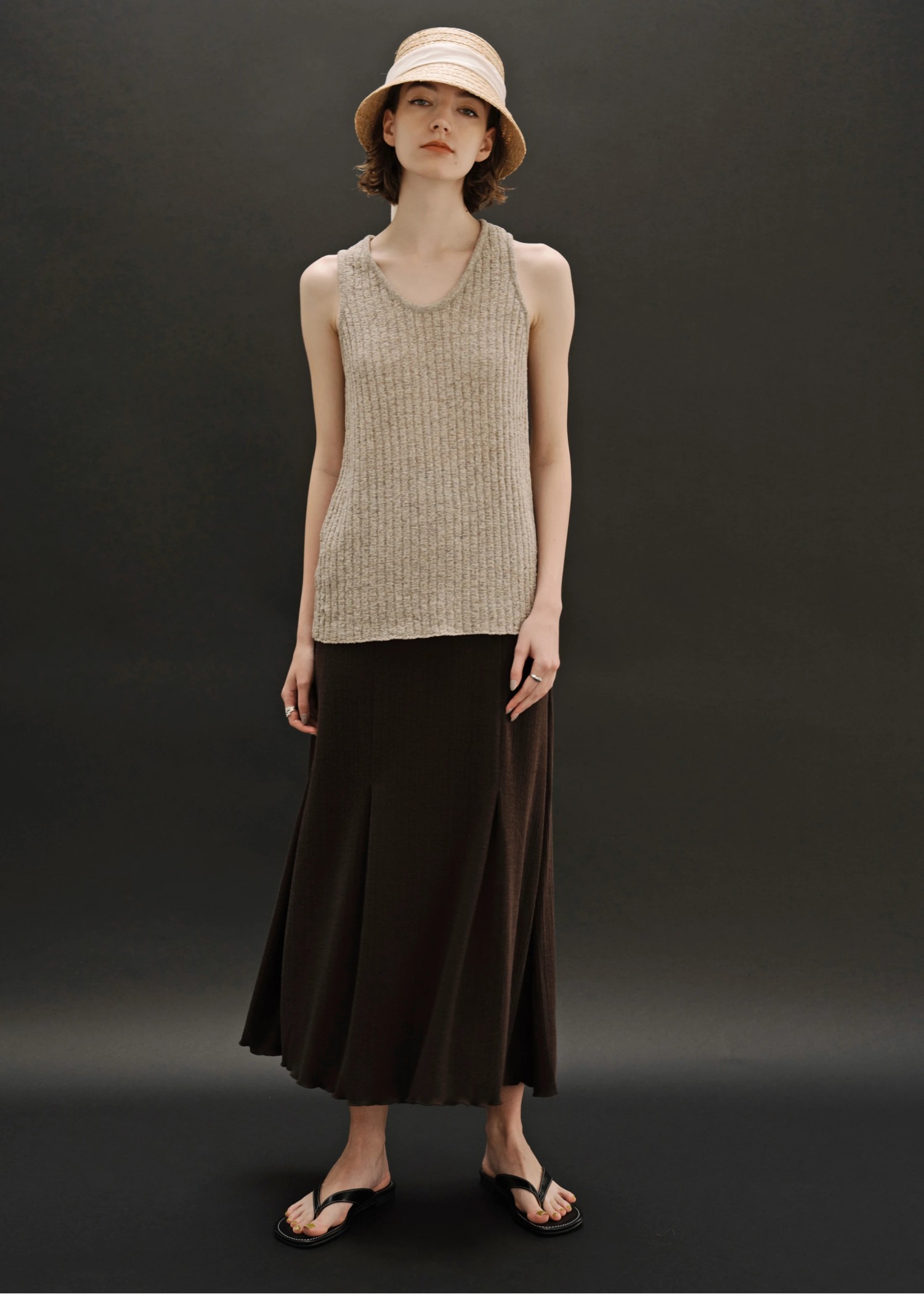 multi rib knit saw mermaid like SK