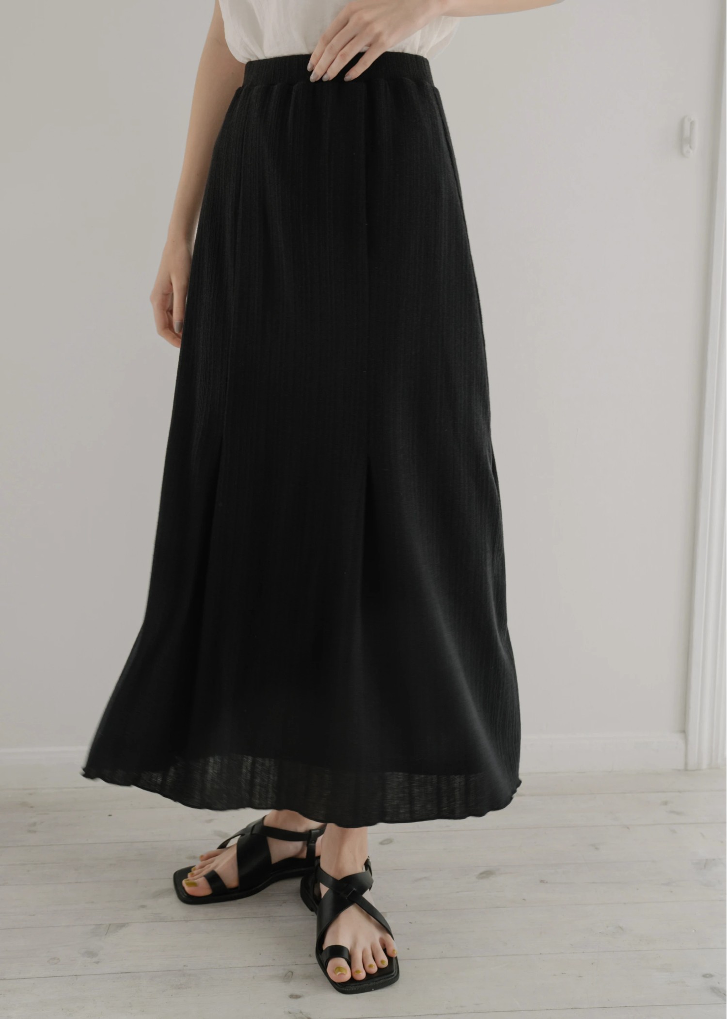 multi rib knit saw mermaid like SK