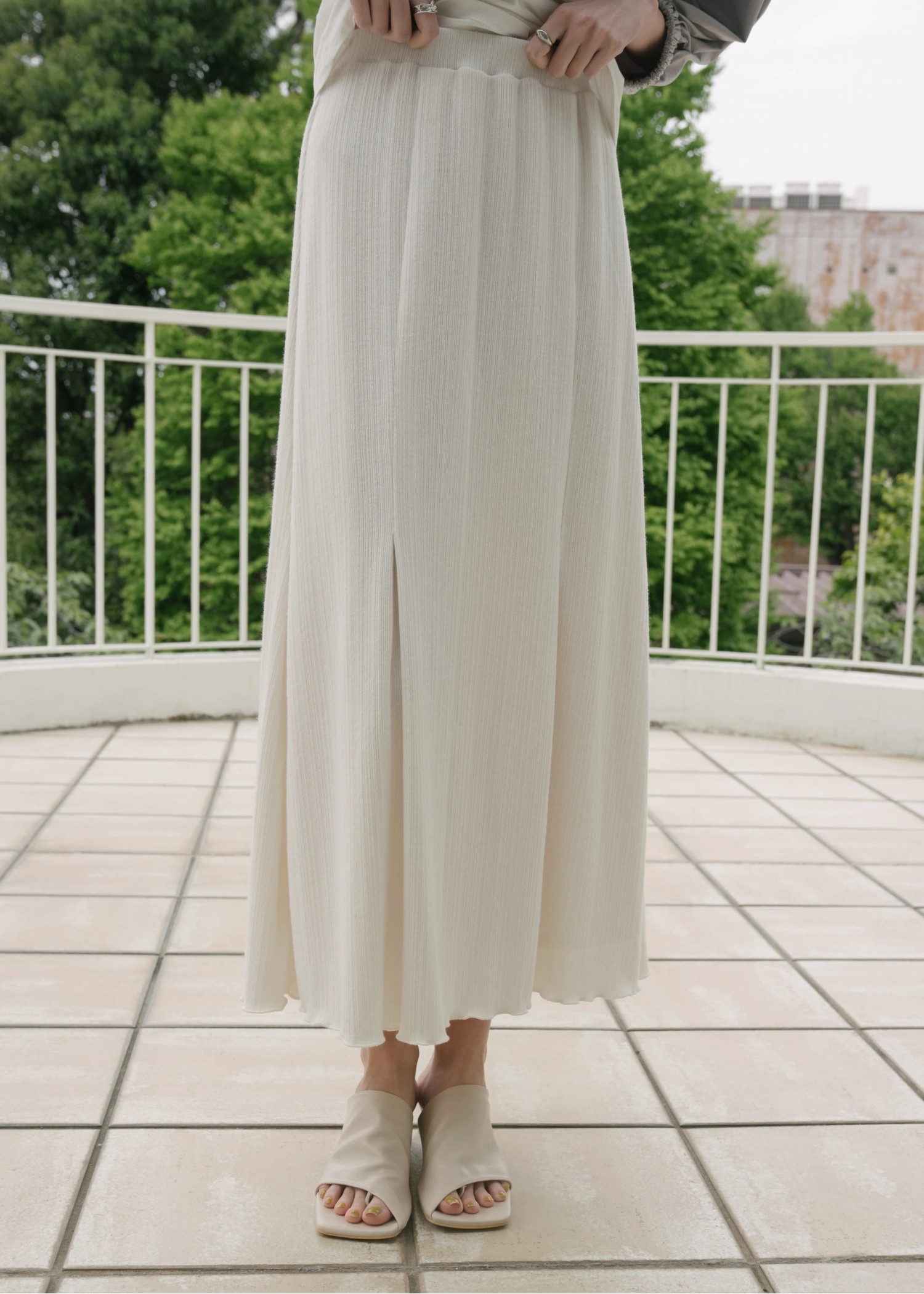 multi rib knit saw mermaid like SK