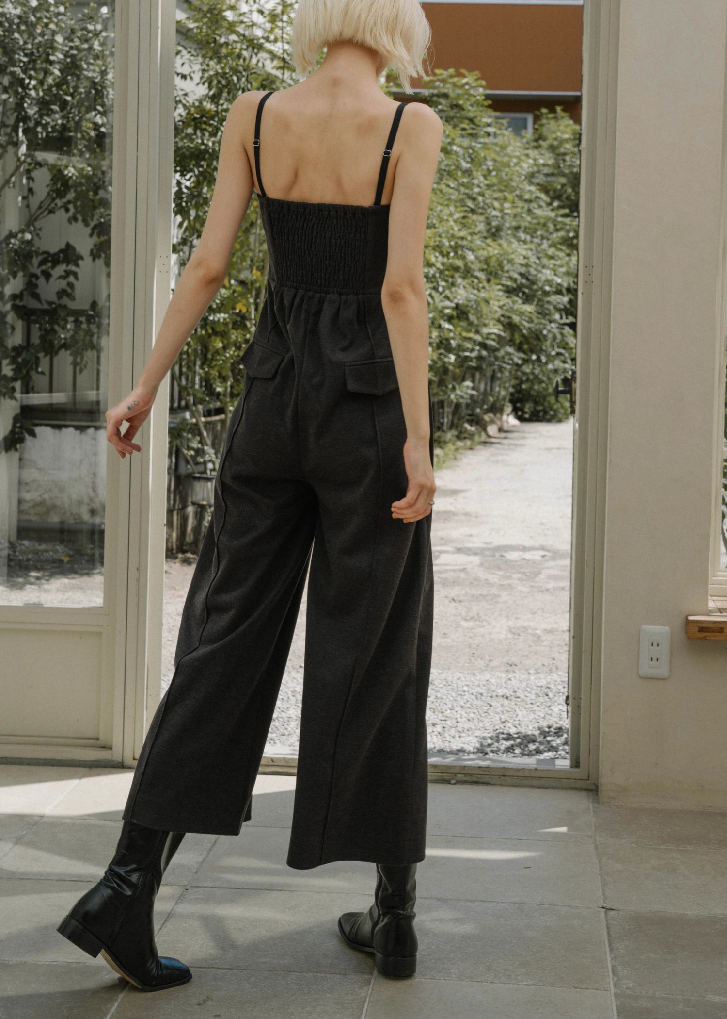 melange wool touch bare all-in-one