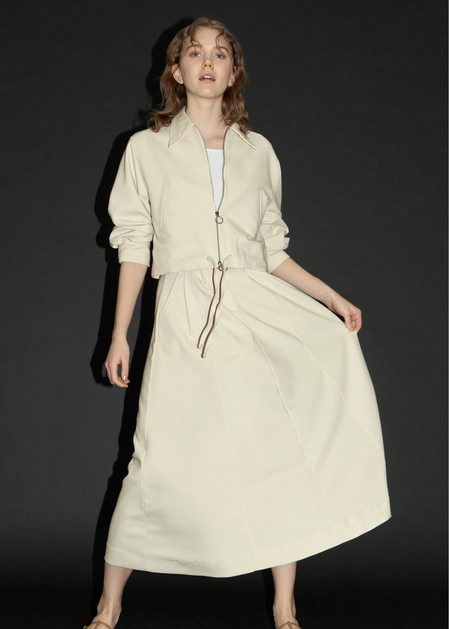 double zip carsey soutien collar JK