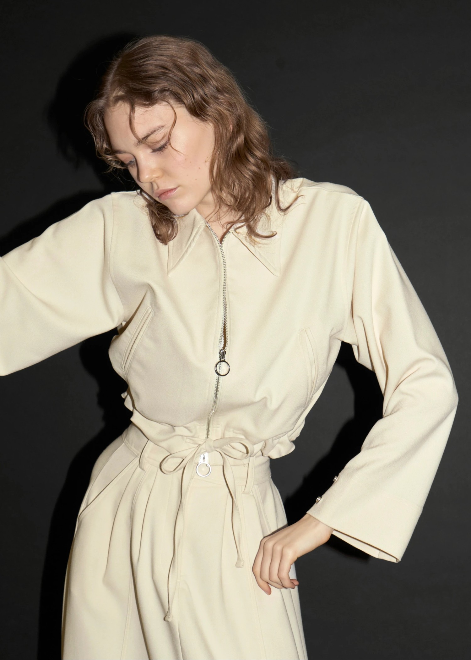 double zip carsey soutien collar JK