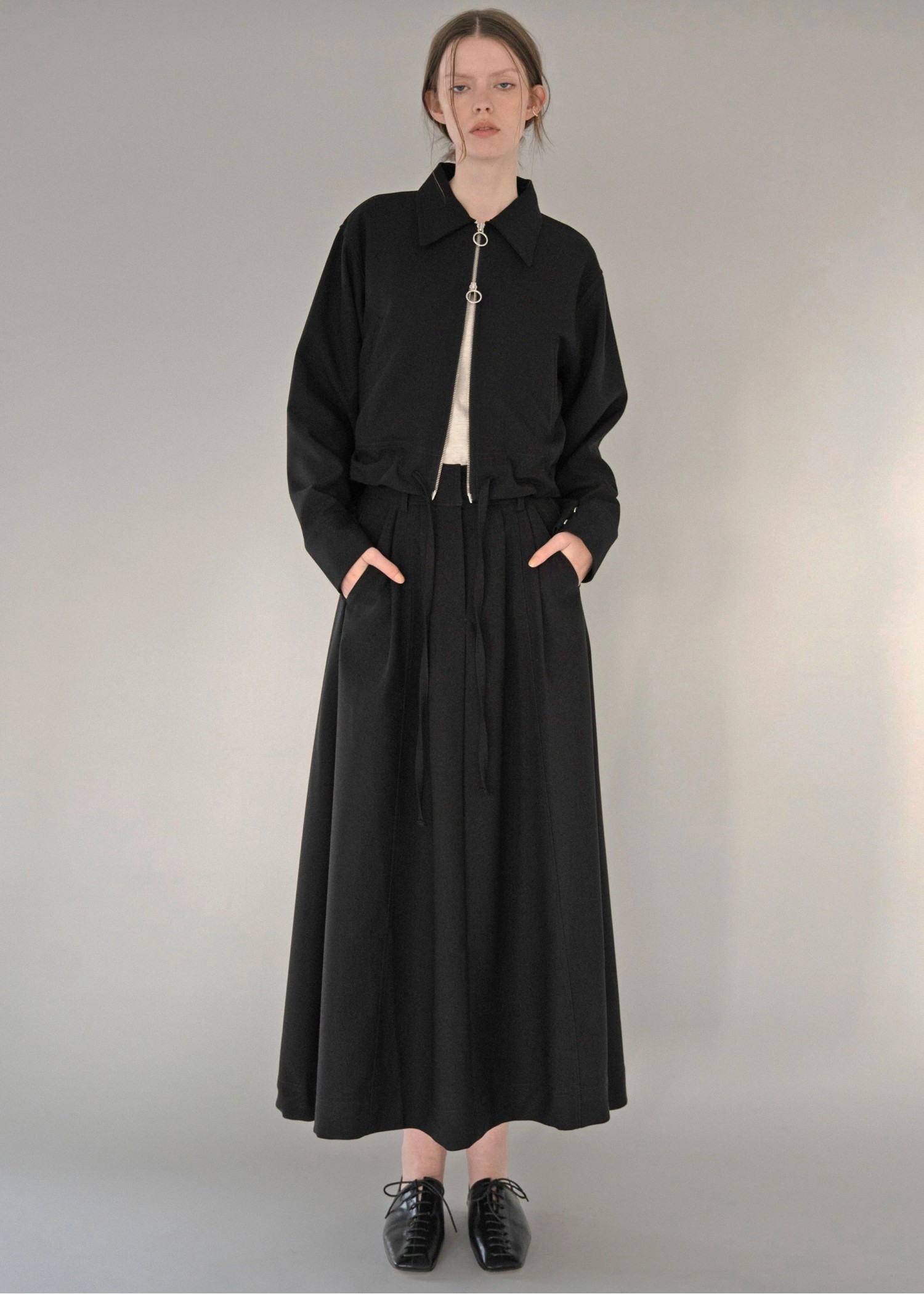 double zip carsey soutien collar JK