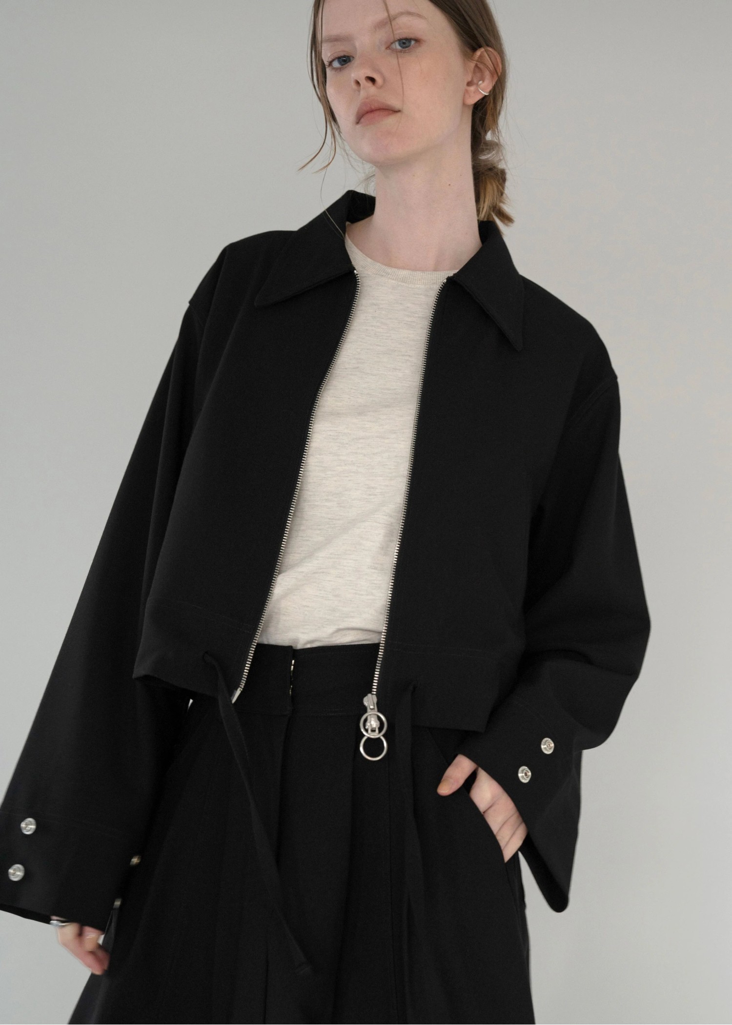 double zip carsey soutien collar JK